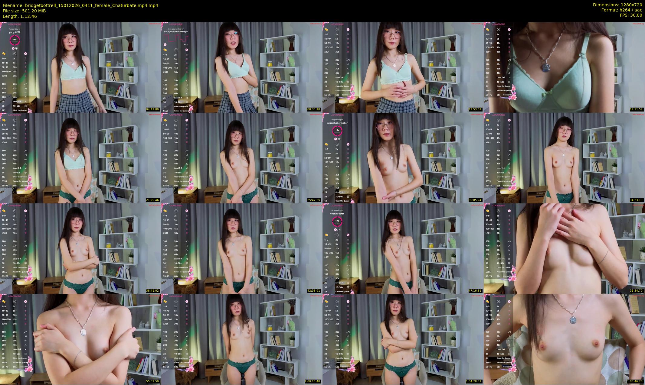 bridgetbottrell — 73 minute Chaturbate female cam show recording, 720p, Jan 15, 2026