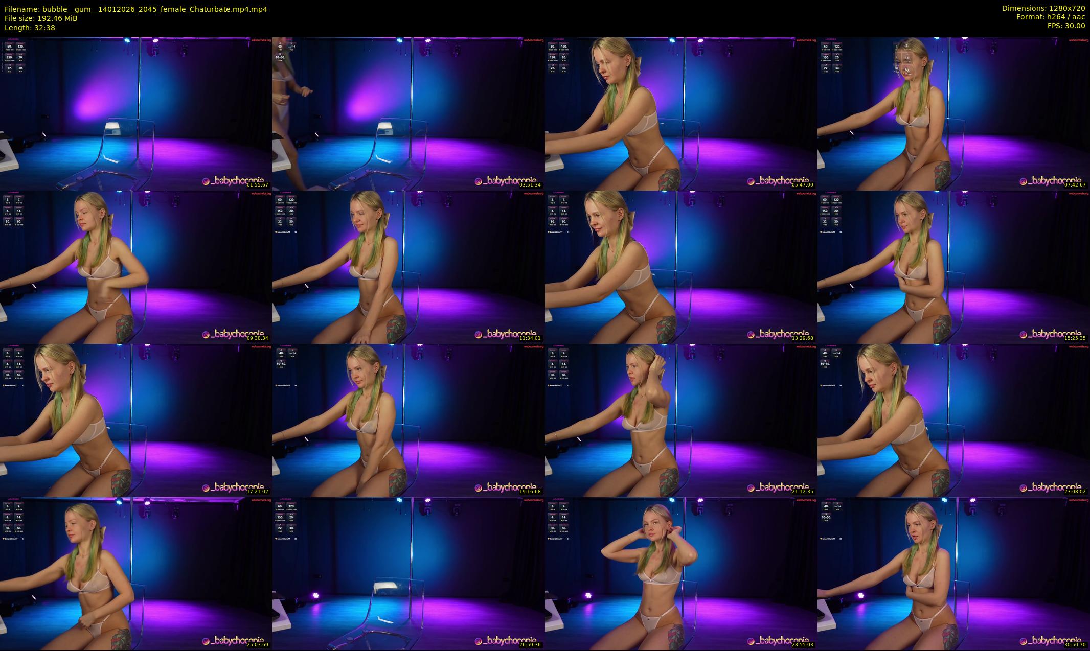 bubble__gum_ — 33 minute Chaturbate female cam show recording, 720p, Jan 14, 2026