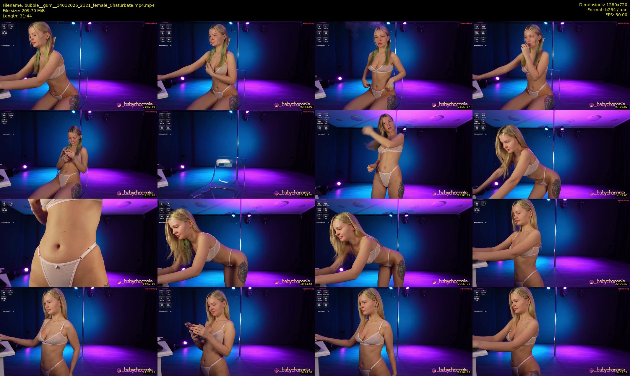 bubble__gum_ — 32 minute Chaturbate female cam show recording, 720p, Jan 14, 2026