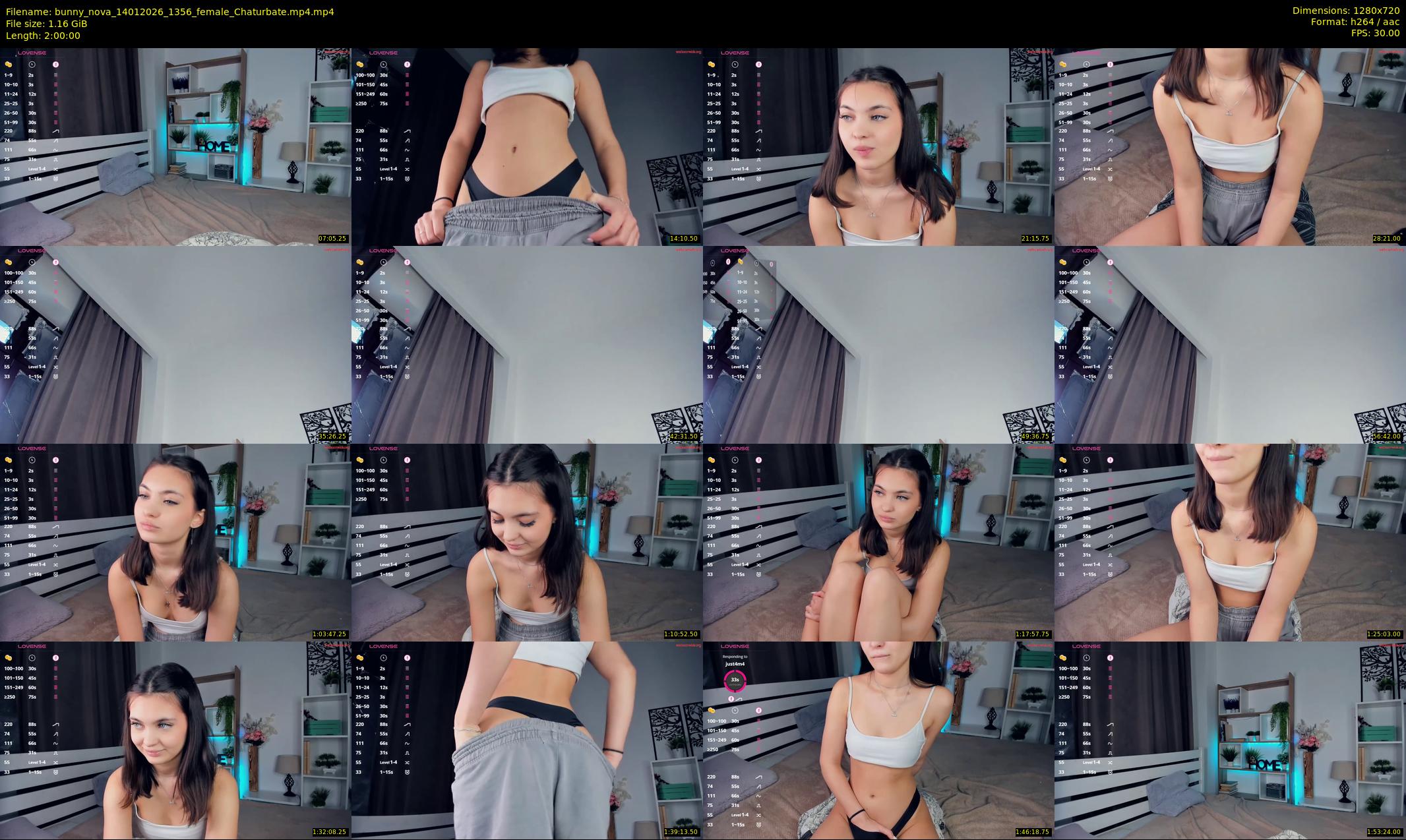bunny_nova — 120 minute Chaturbate female cam show recording, 720p, Jan 14, 2026
