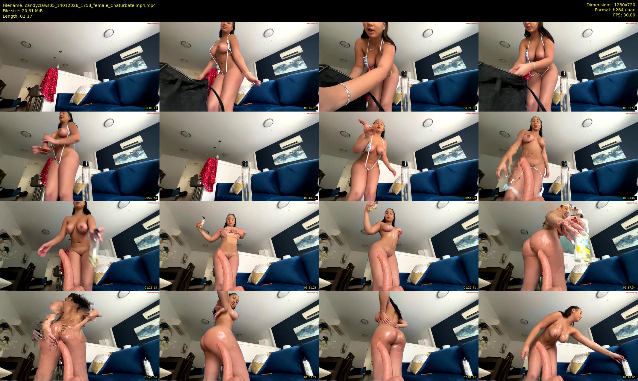 candyclaws05 — 3 minute Chaturbate female cam show recording, 720p, Jan 14, 2026