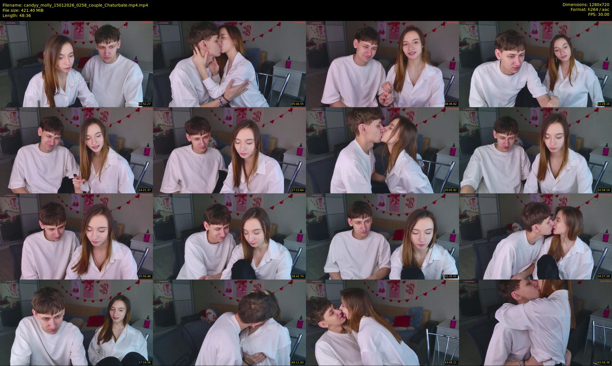 candyy_molly — 49 minute Chaturbate couple cam show recording, 720p, Jan 15, 2026