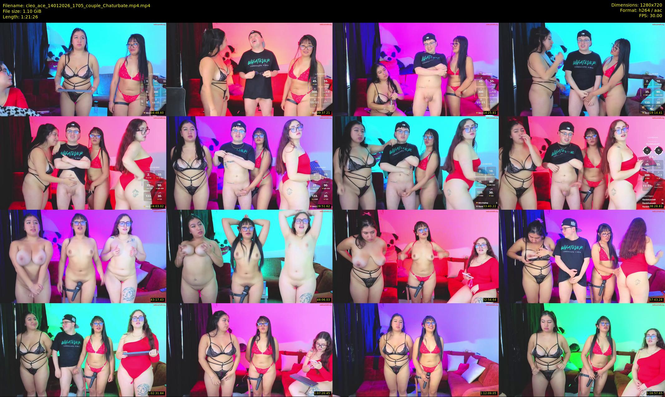 cleo_ace — 82 minute Chaturbate couple cam show recording, 720p, Jan 14, 2026