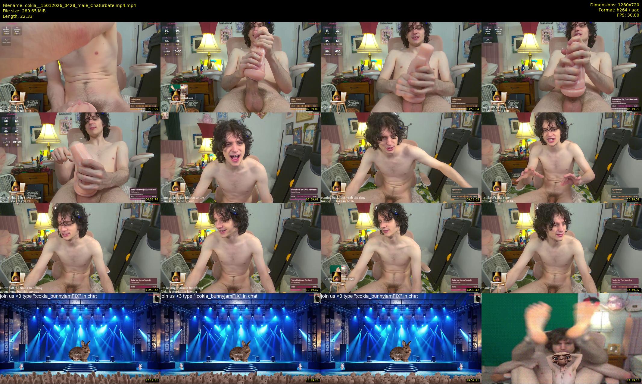 cokia_ — 23 minute Chaturbate male cam show recording, 720p, Jan 15, 2026