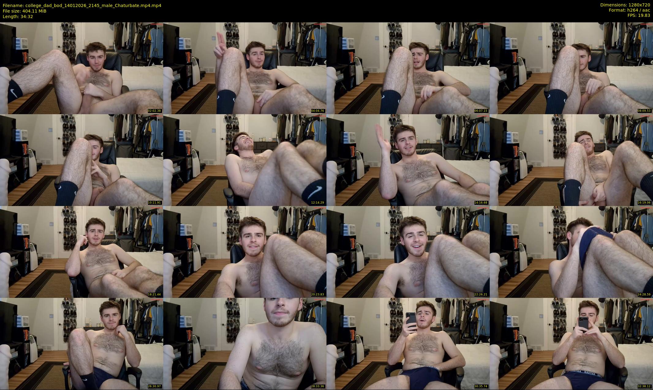 college_dad_bod — 35 minute Chaturbate male cam show recording, 720p, Jan 14, 2026