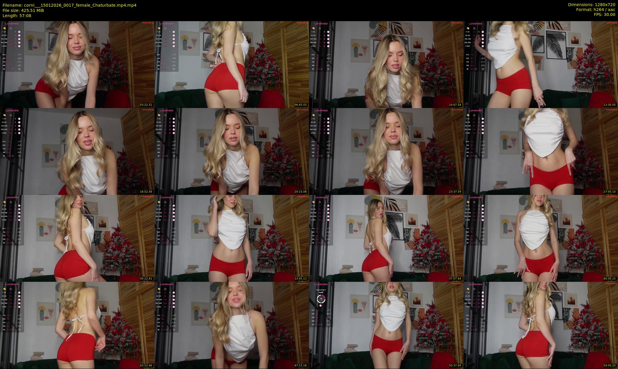 corni__ — 58 minute Chaturbate female cam show recording, 720p, Jan 15, 2026