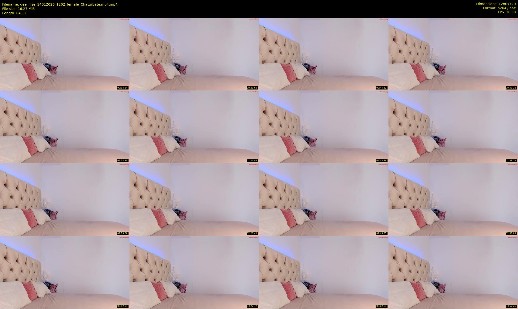 dee_nise — 5 minute Chaturbate female cam show recording, 720p, Jan 14, 2026