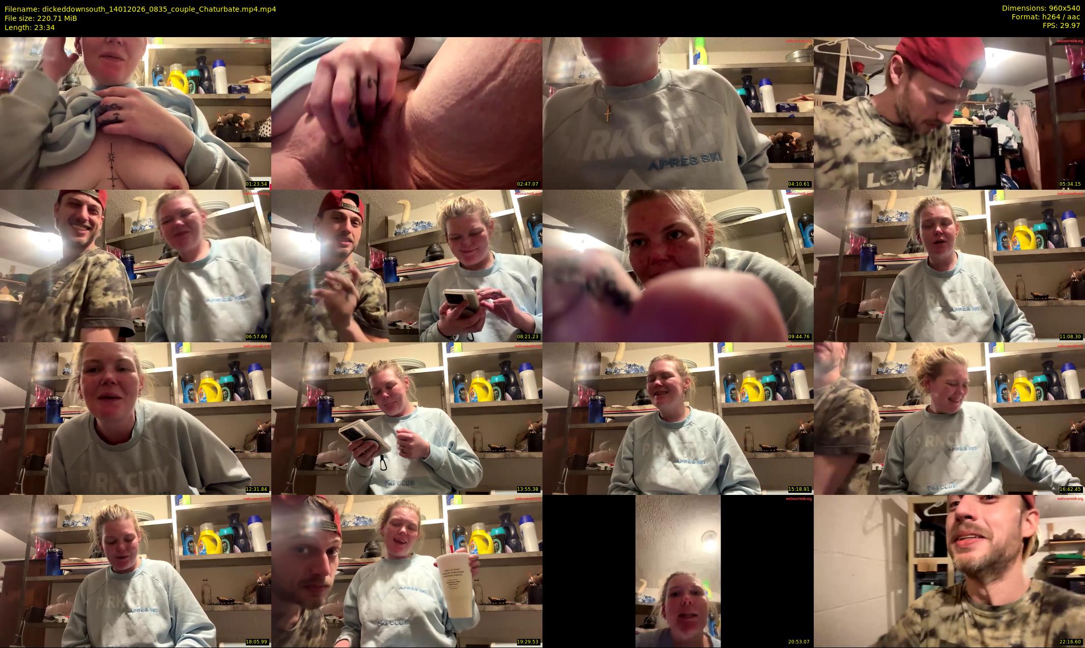dickeddownsouth — 24 minute Chaturbate couple cam show recording, 480p, Jan 14, 2026