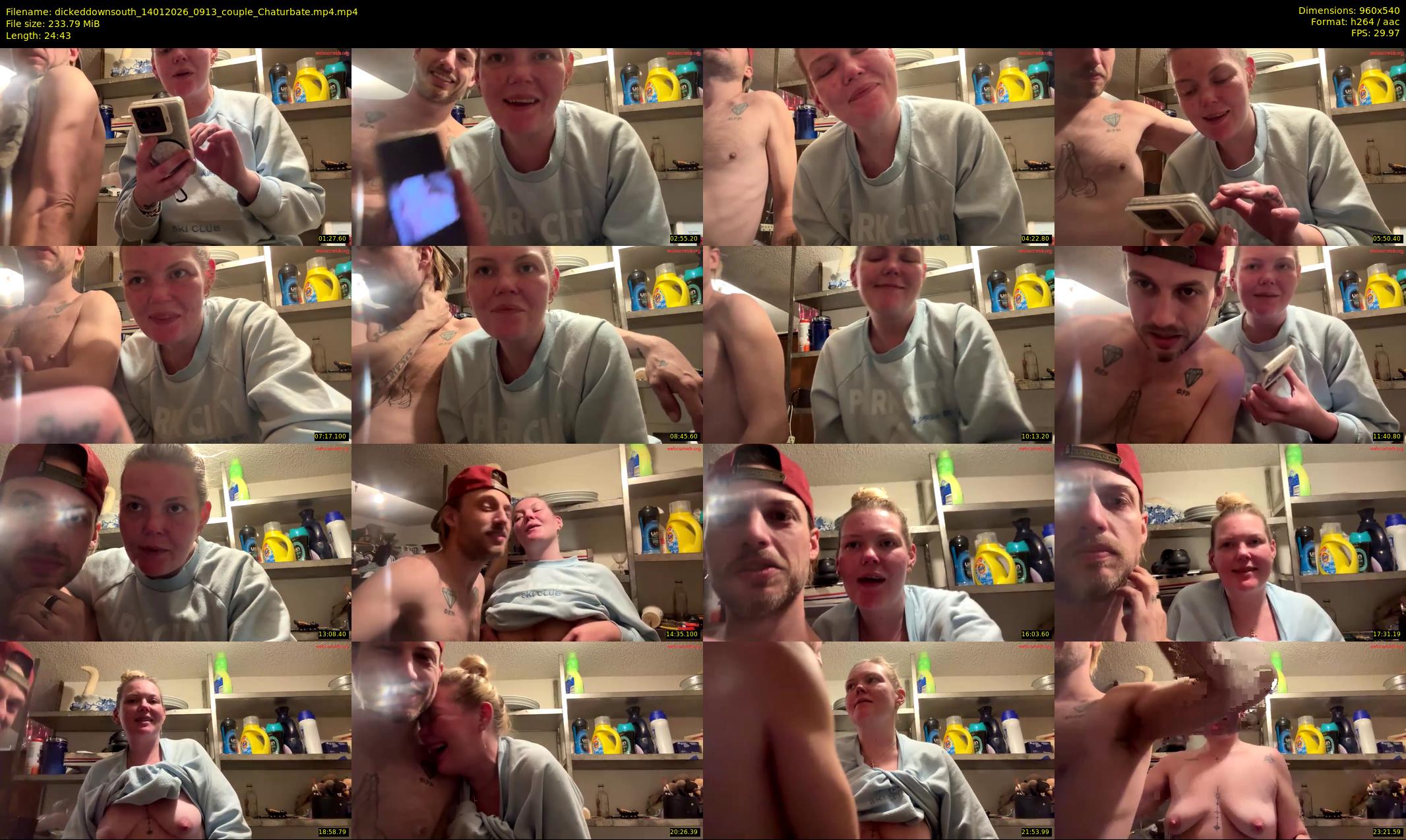 dickeddownsouth — 25 minute Chaturbate couple cam show recording, 480p, Jan 14, 2026
