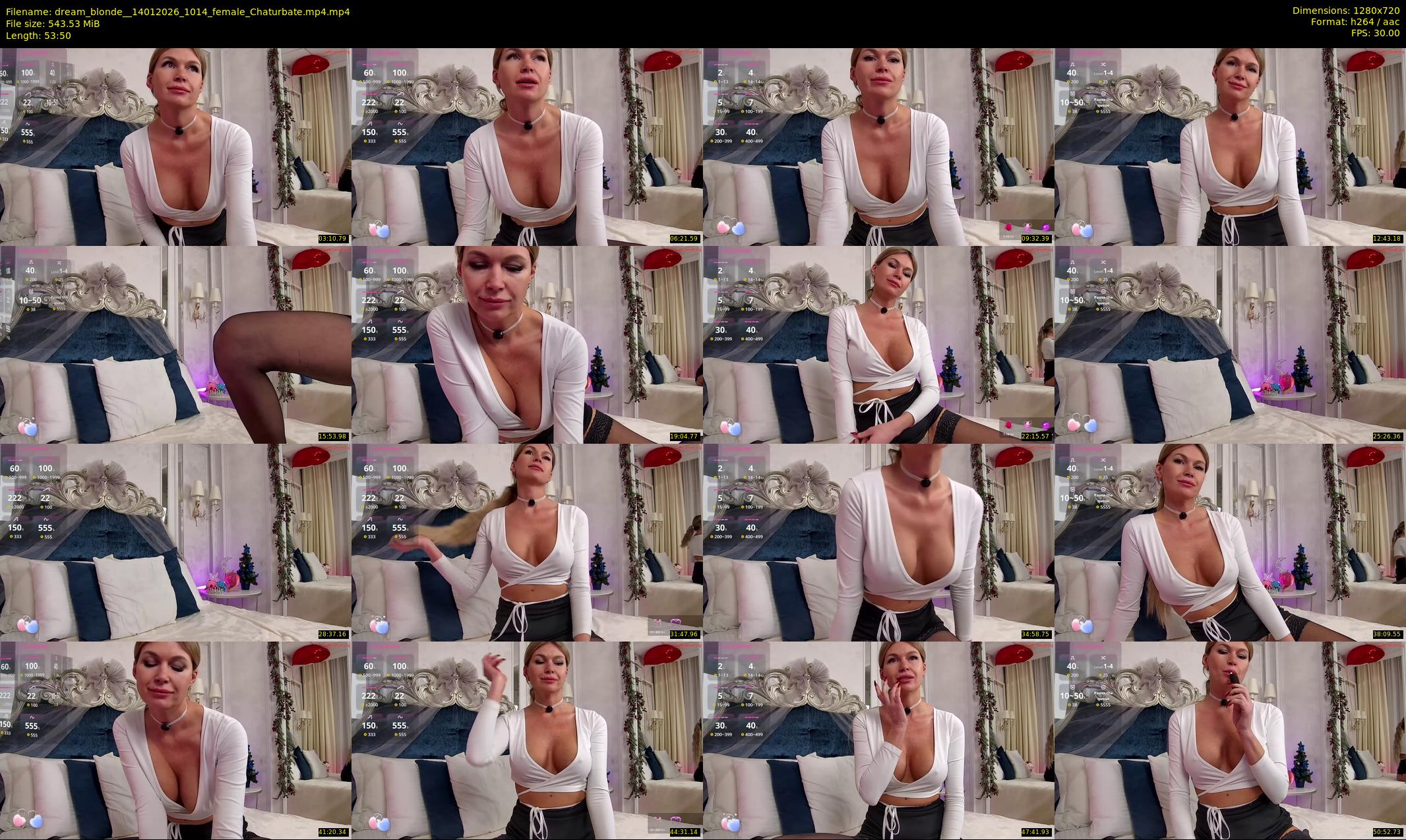 dream_blonde_ — 54 minute Chaturbate female cam show recording, 720p, Jan 14, 2026