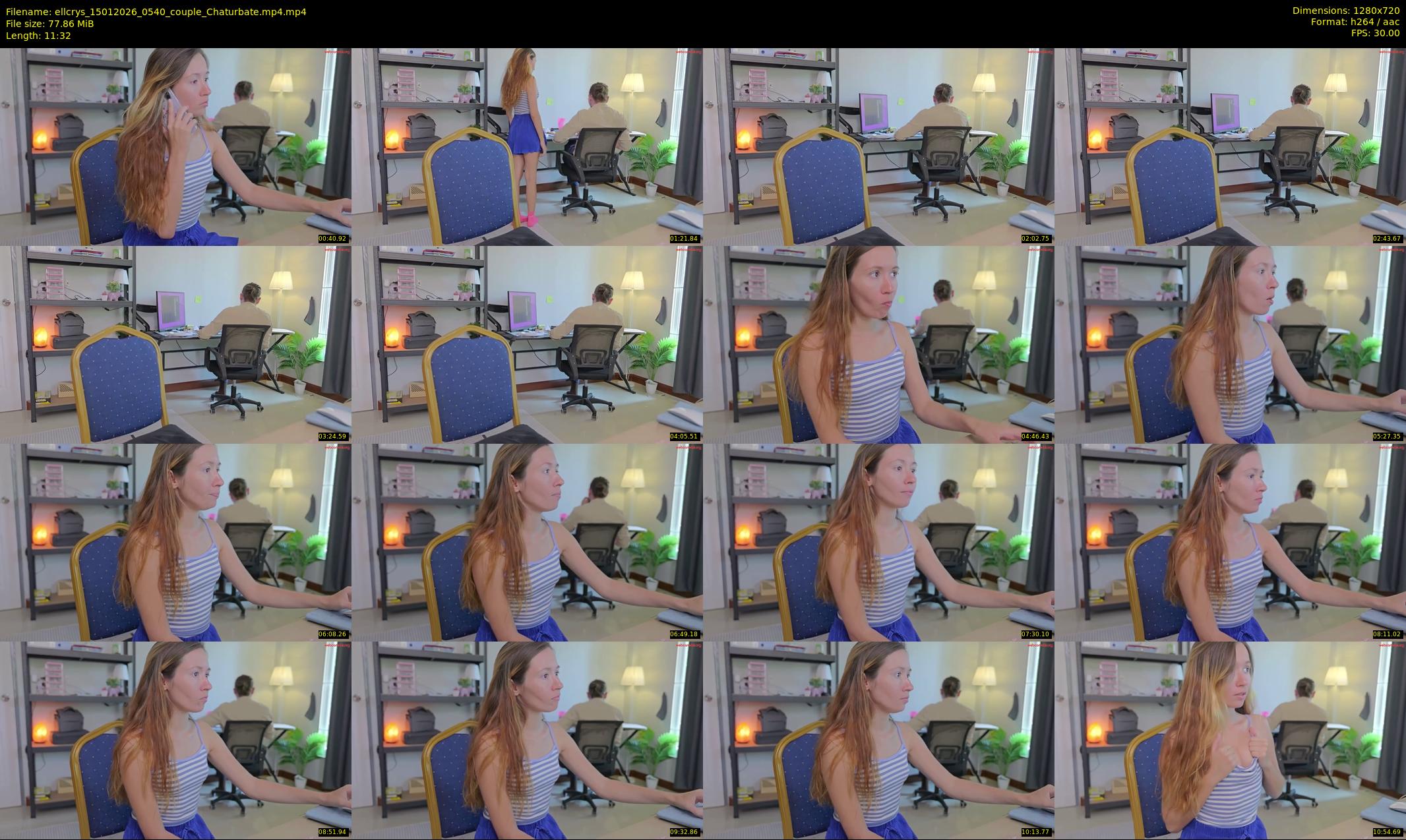 ellcrys — 12 minute Chaturbate couple cam show recording, 720p, Jan 15, 2026