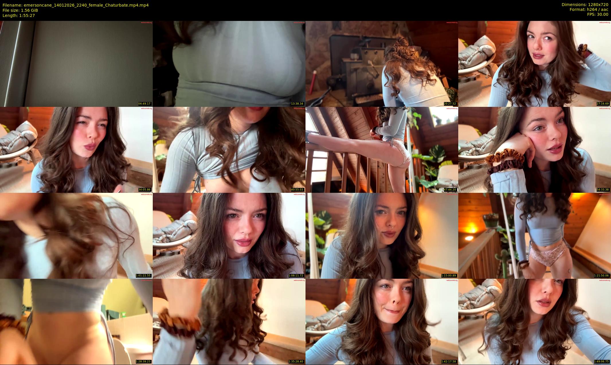 emersoncane — 116 minute Chaturbate female cam show recording, 720p, Jan 14, 2026