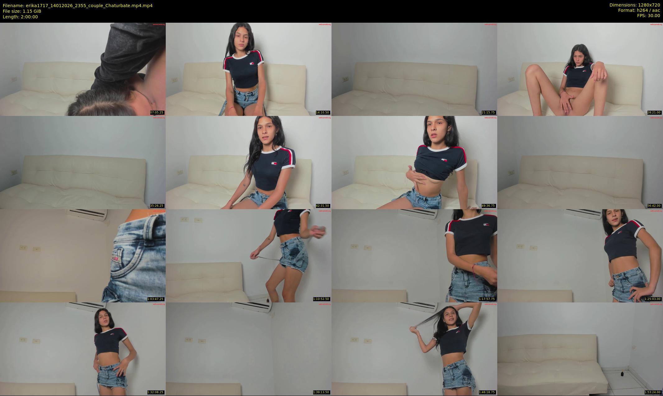 erika1717 — 120 minute Chaturbate couple cam show recording, 720p, Jan 14, 2026