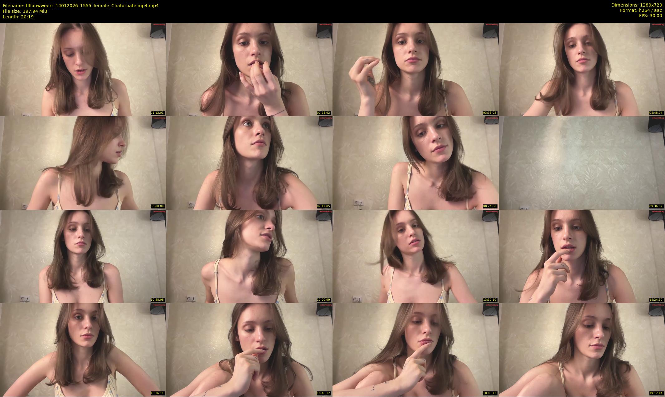 fflloowweerr — 21 minute Chaturbate couple cam show recording, 720p, Jan 14, 2026