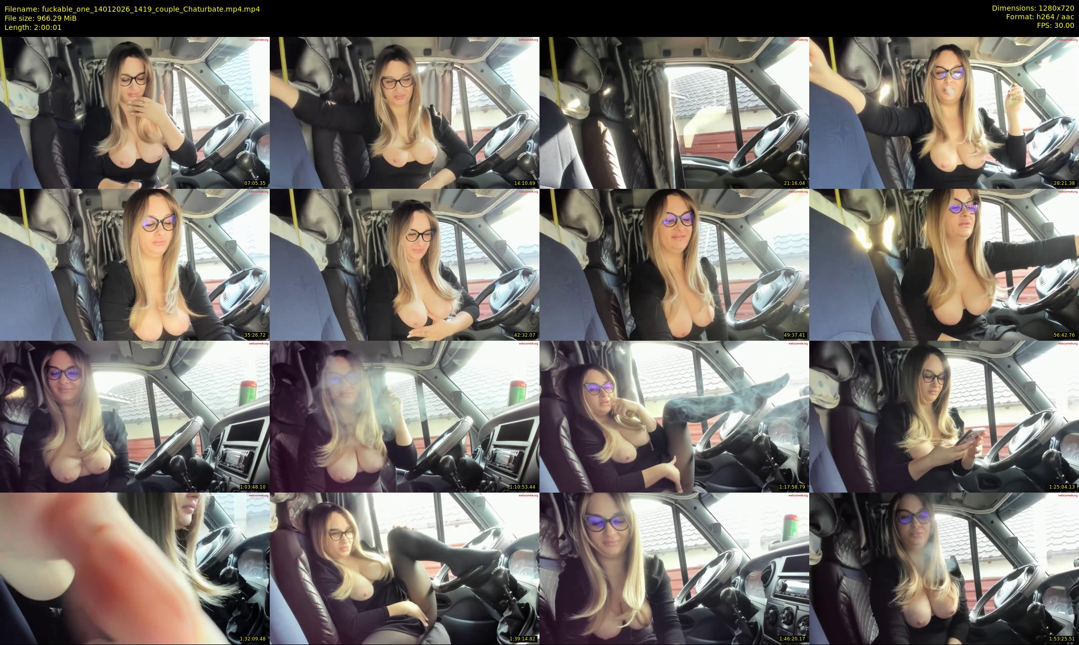 fuckable_one — 121 minute Chaturbate couple cam show recording, 720p, Jan 14, 2026