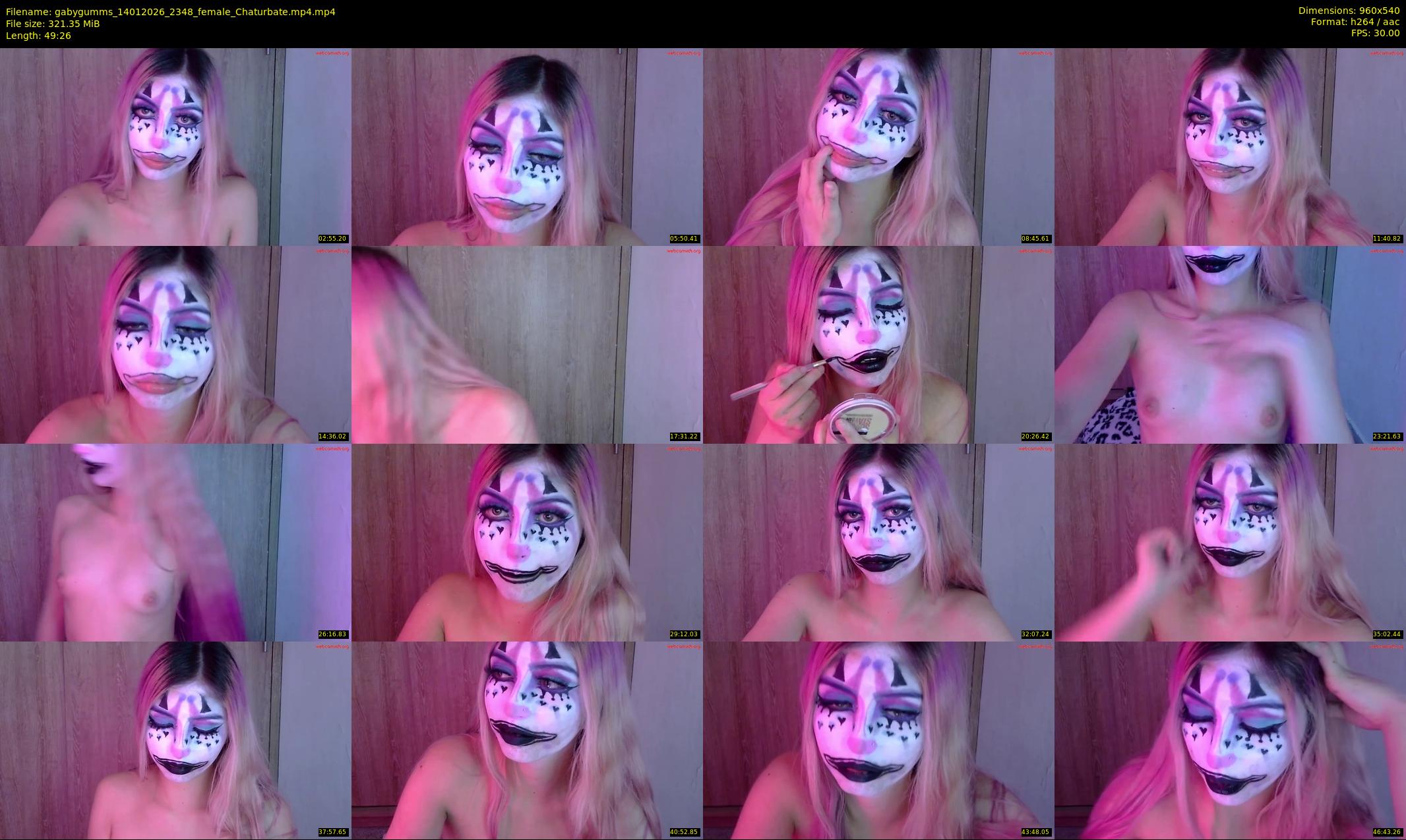 gabygumms — 50 minute Chaturbate female cam show recording, 480p, Jan 14, 2026
