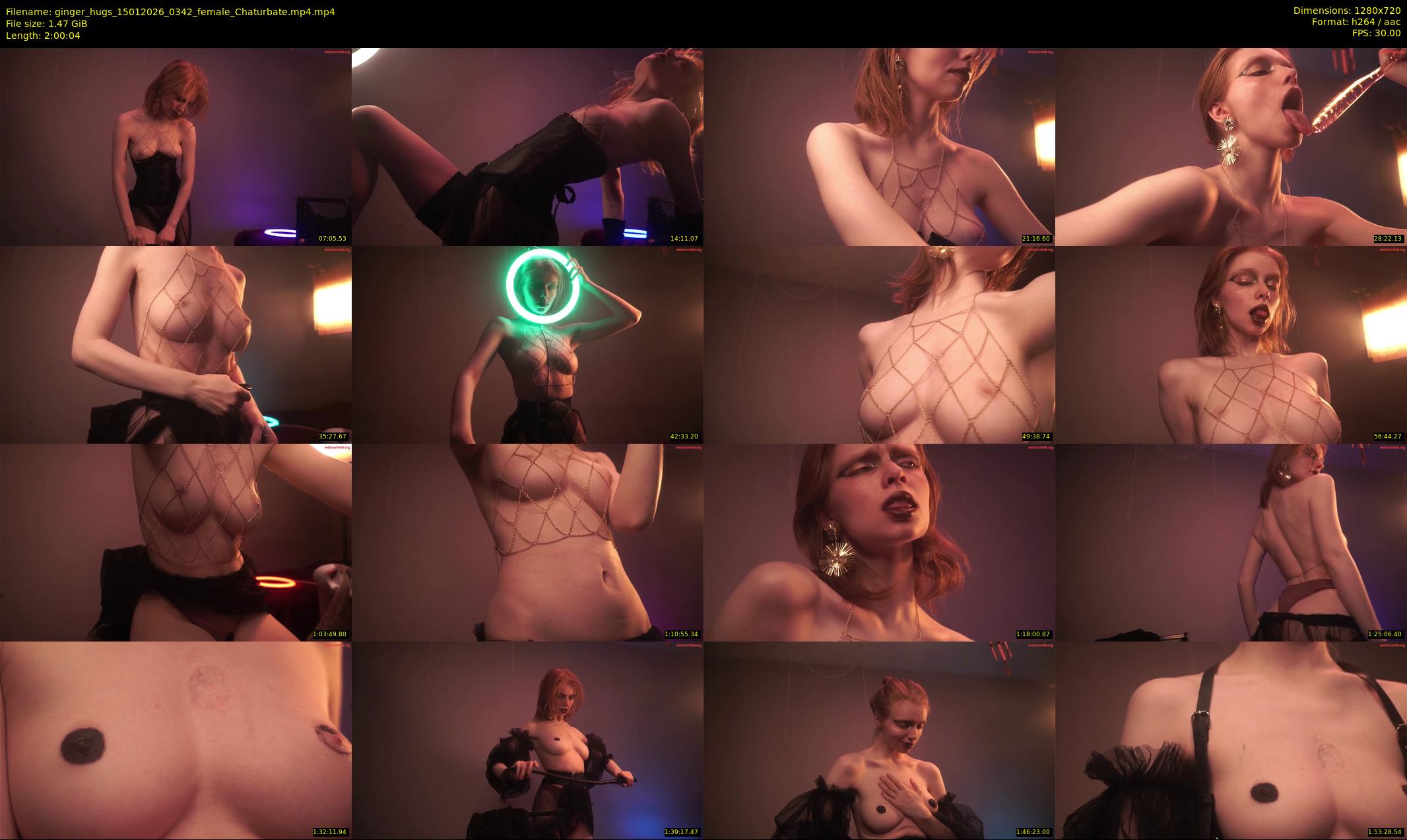 ginger_hugs — 121 minute Chaturbate female cam show recording, 720p, Jan 15, 2026