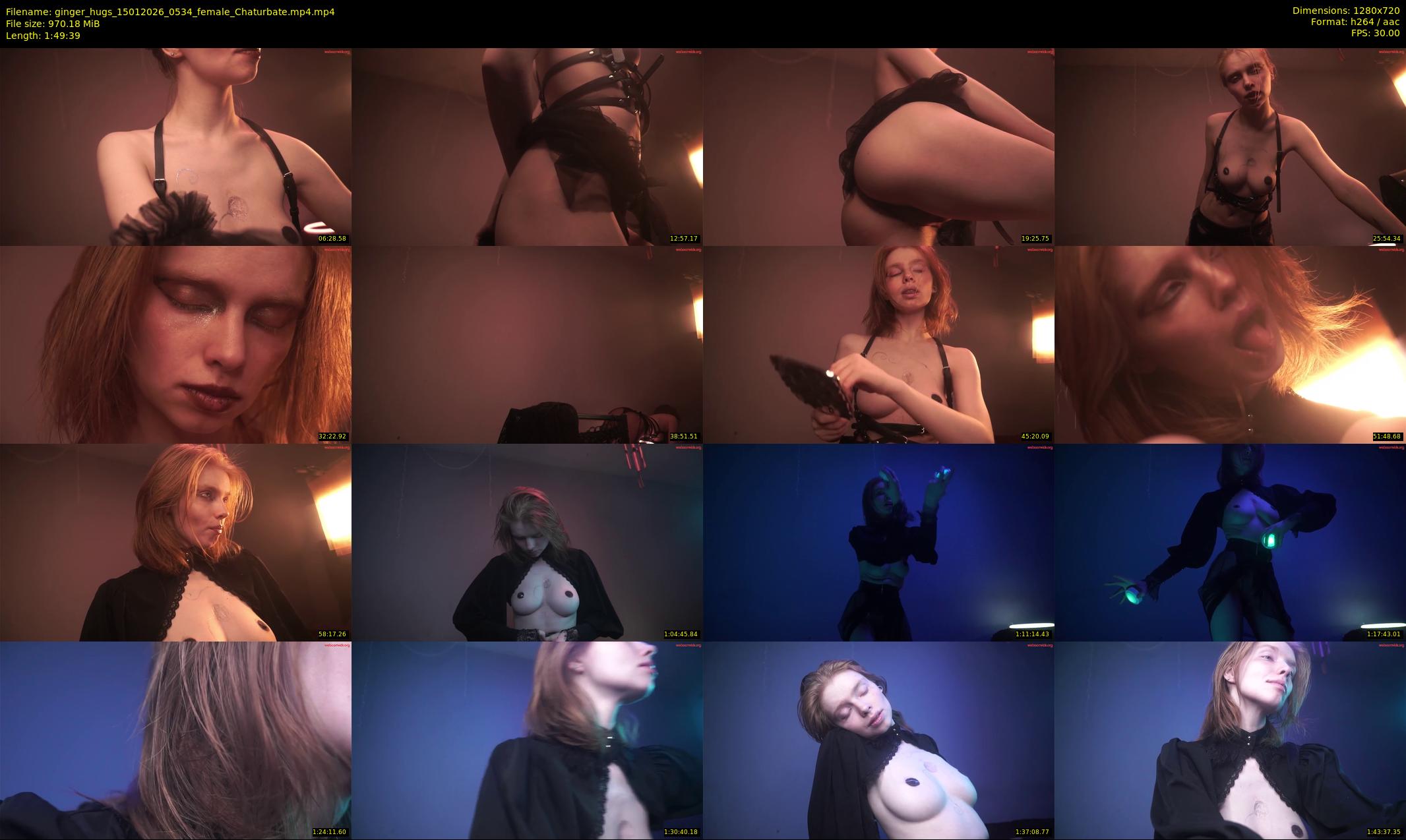 ginger_hugs — 110 minute Chaturbate female cam show recording, 720p, Jan 15, 2026