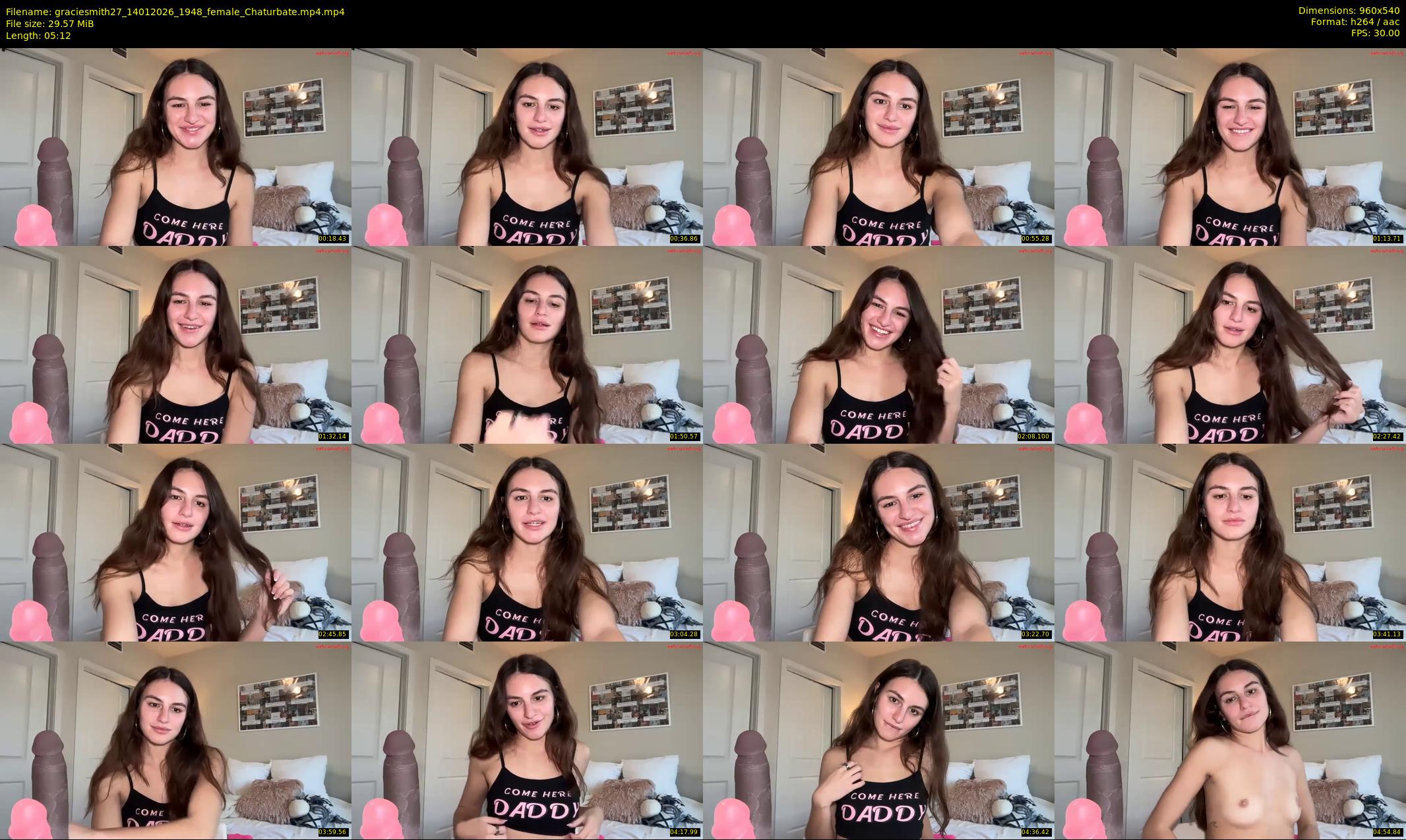 graciesmith27 — 6 minute Chaturbate female cam show recording, 480p, Jan 14, 2026