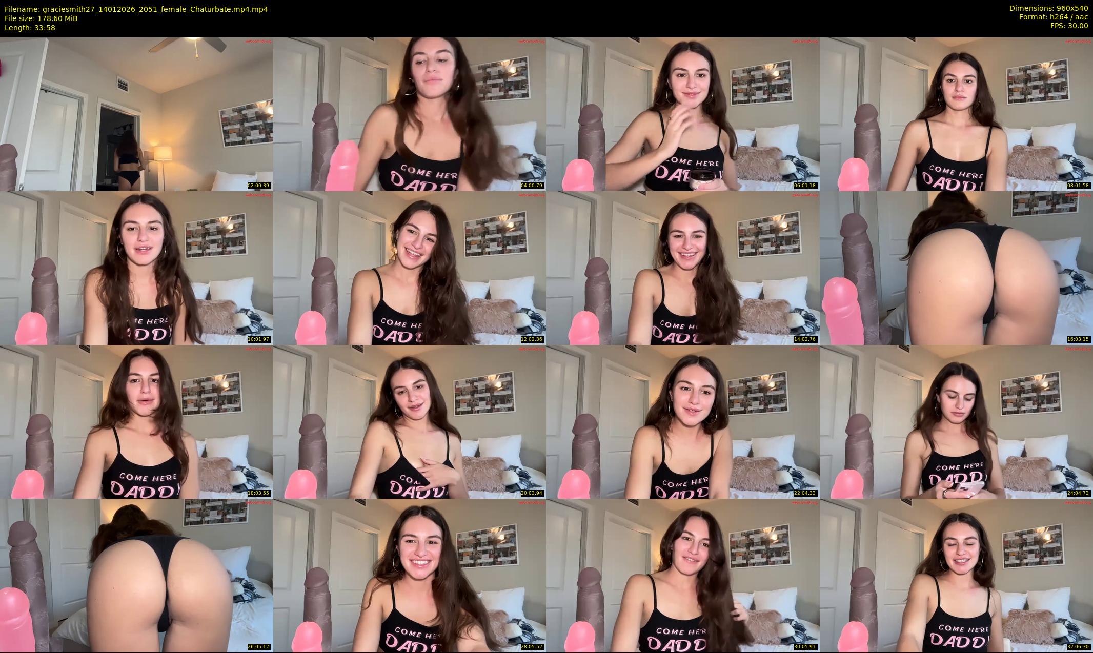 graciesmith27 — 34 minute Chaturbate female cam show recording, 480p, Jan 14, 2026
