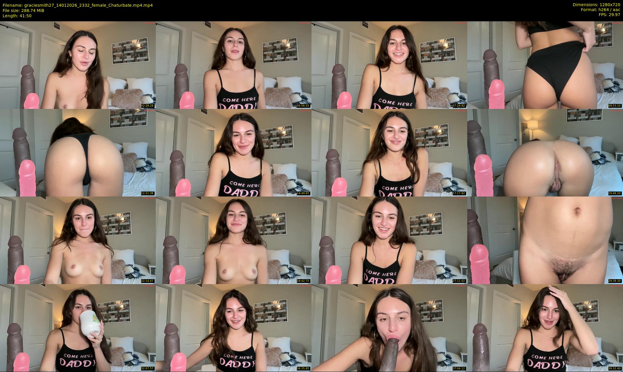 graciesmith27 — 42 minute Chaturbate female cam show recording, 720p, Jan 14, 2026