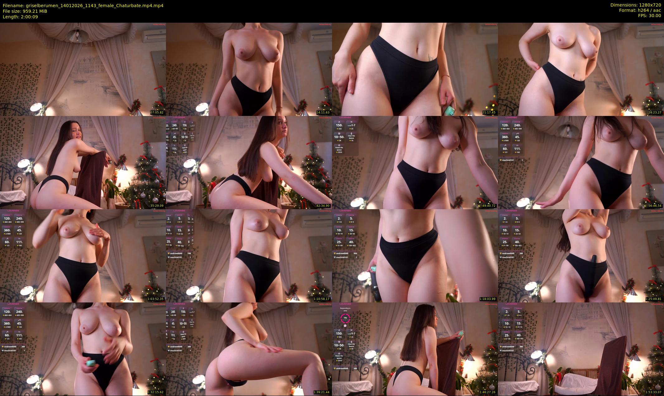 griselberumen — 121 minute Chaturbate female cam show recording, 720p, Jan 14, 2026