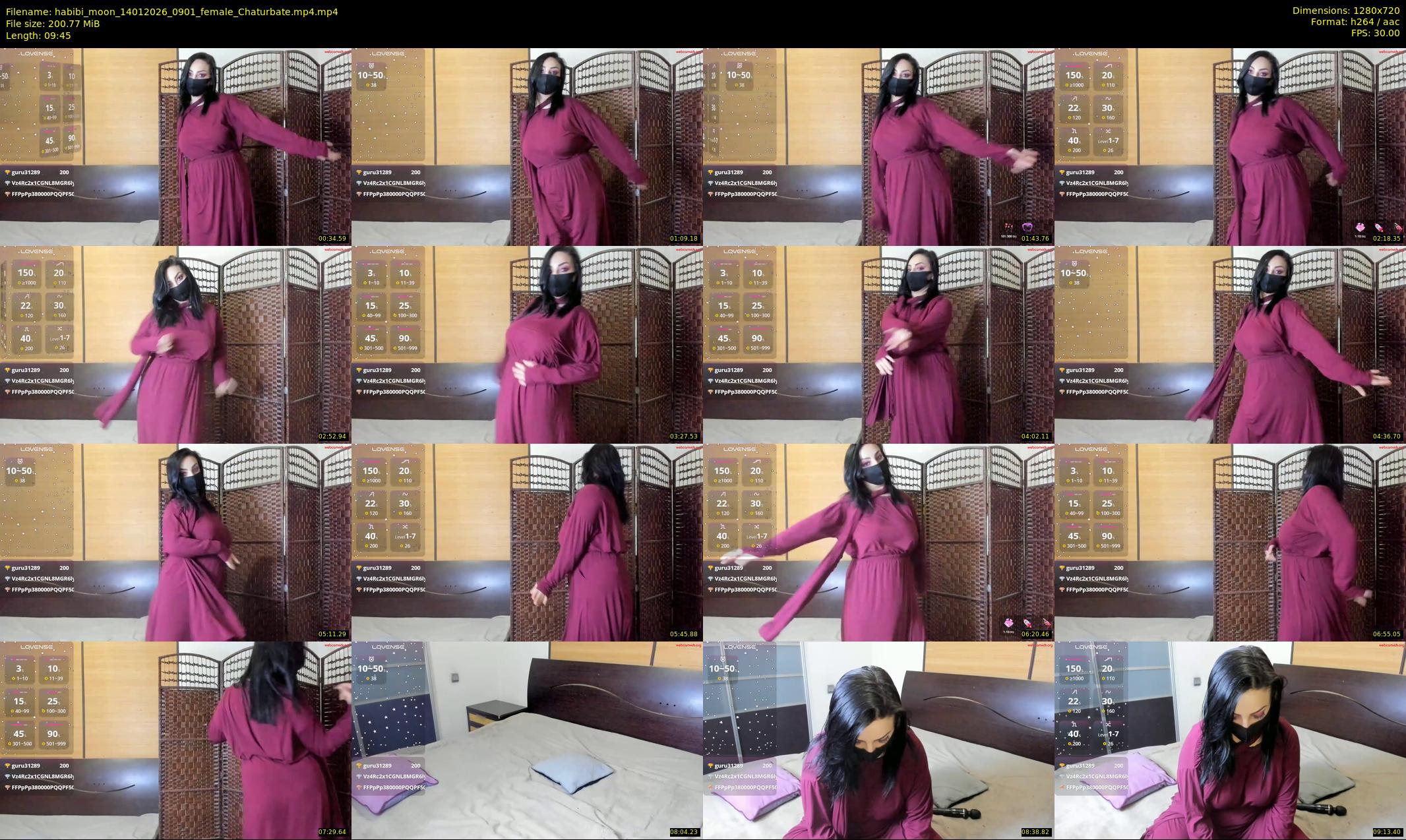 habibi_moon — 10 minute Chaturbate female cam show recording, 720p, Jan 14, 2026
