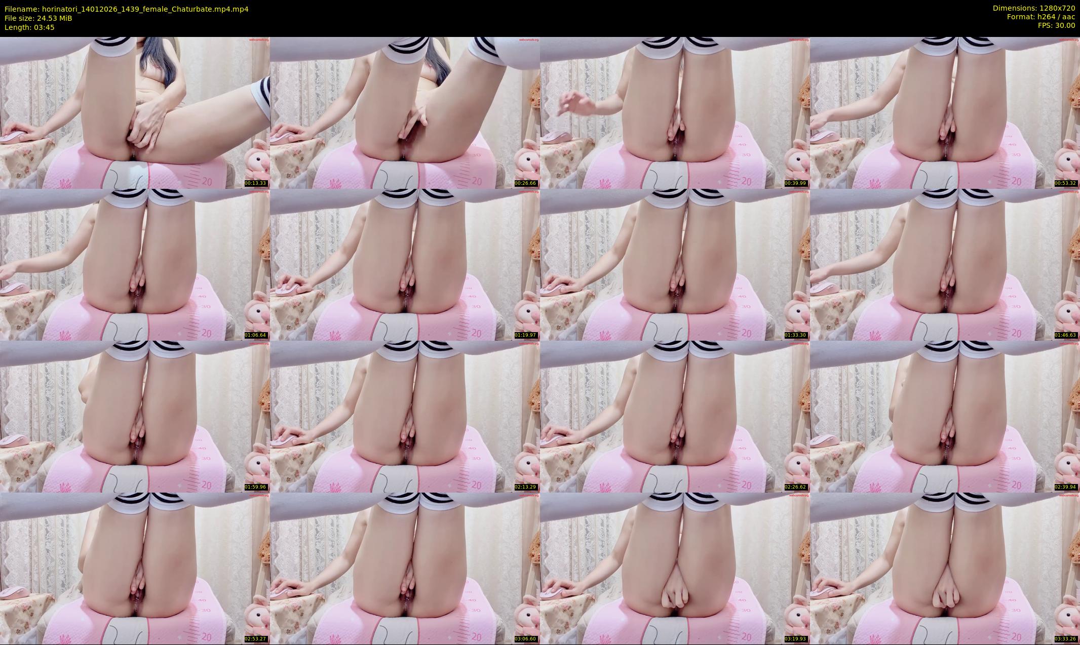 horinatori — 4 minute Chaturbate female cam show recording, 720p, Jan 14, 2026