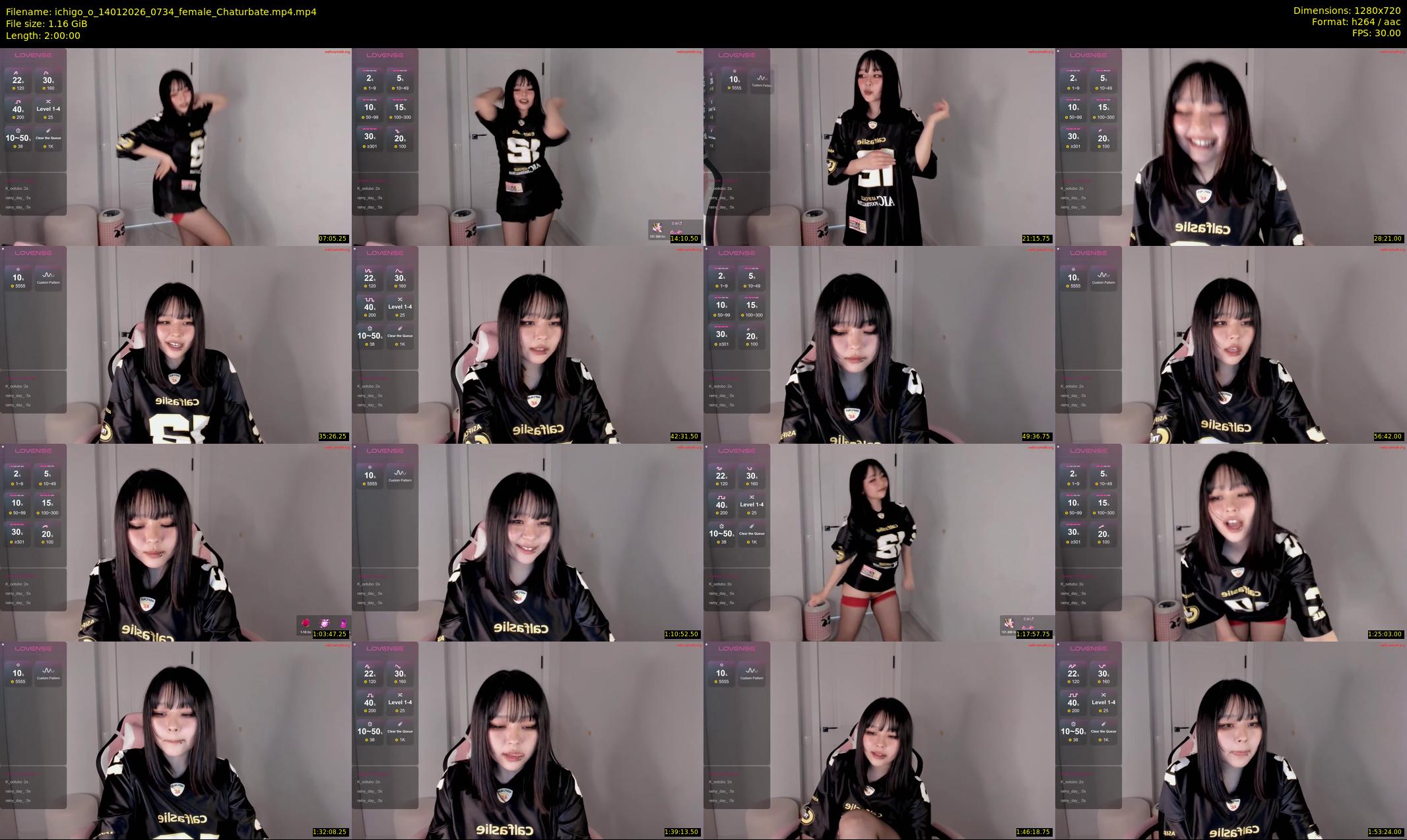 ichigo_o — 120 minute Chaturbate female cam show recording, 720p, Jan 14, 2026