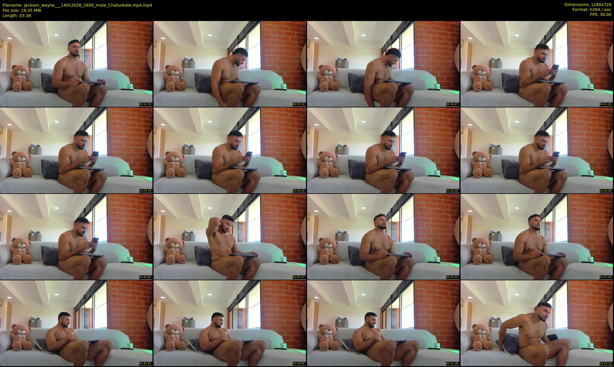 jackson_wayne__ — 4 minute Chaturbate male cam show recording, 720p, Jan 14, 2026