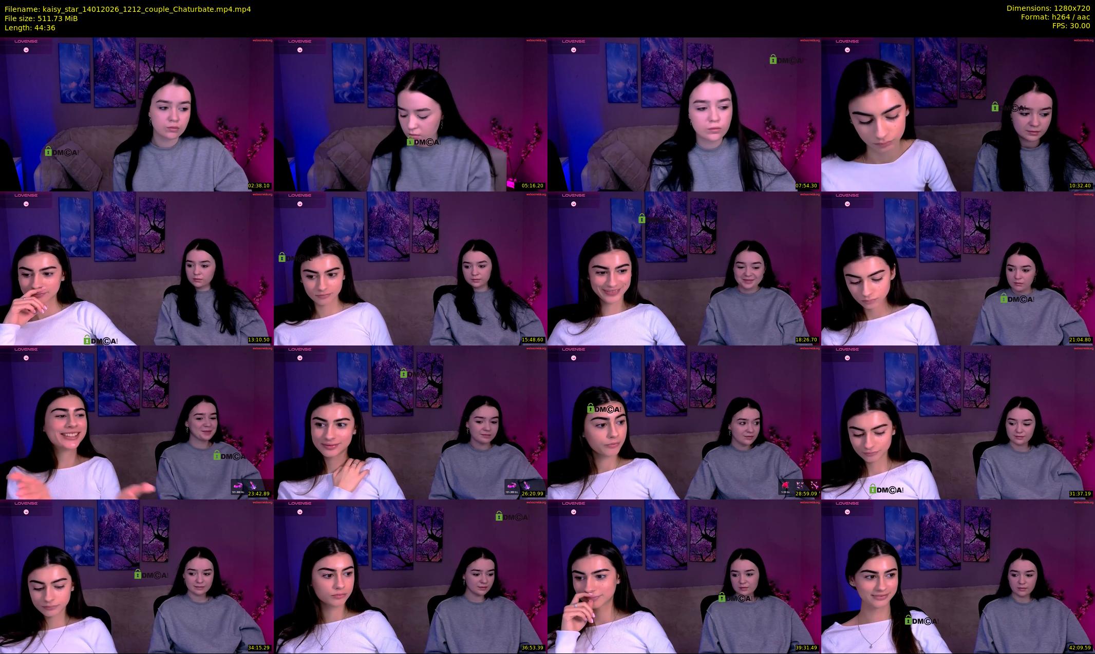 kaisy_star — 45 minute Chaturbate female cam show recording, 720p, Jan 14, 2026