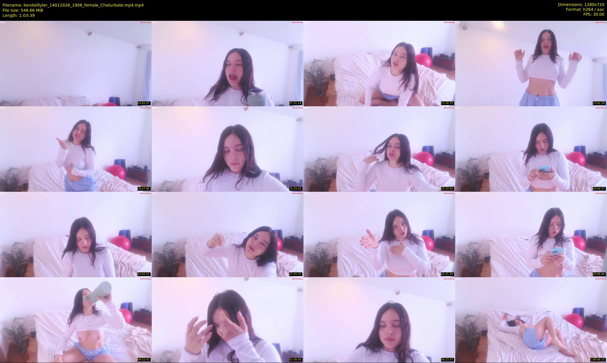kendalltyler — 64 minute Chaturbate female cam show recording, 720p, Jan 14, 2026