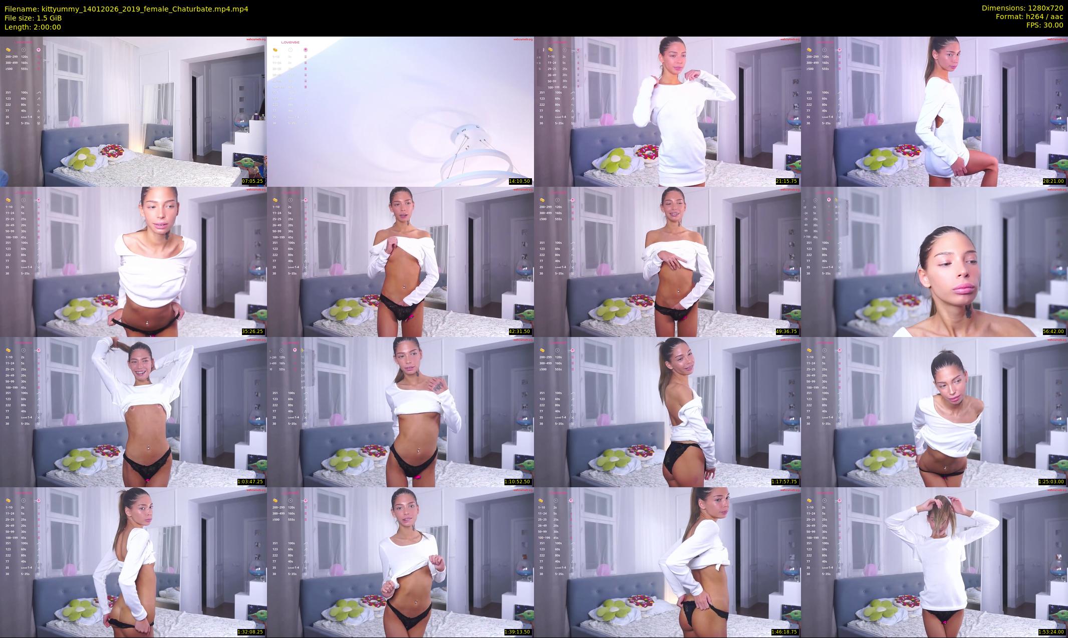 kittyummy — 120 minute Chaturbate female cam show recording, 720p, Jan 14, 2026