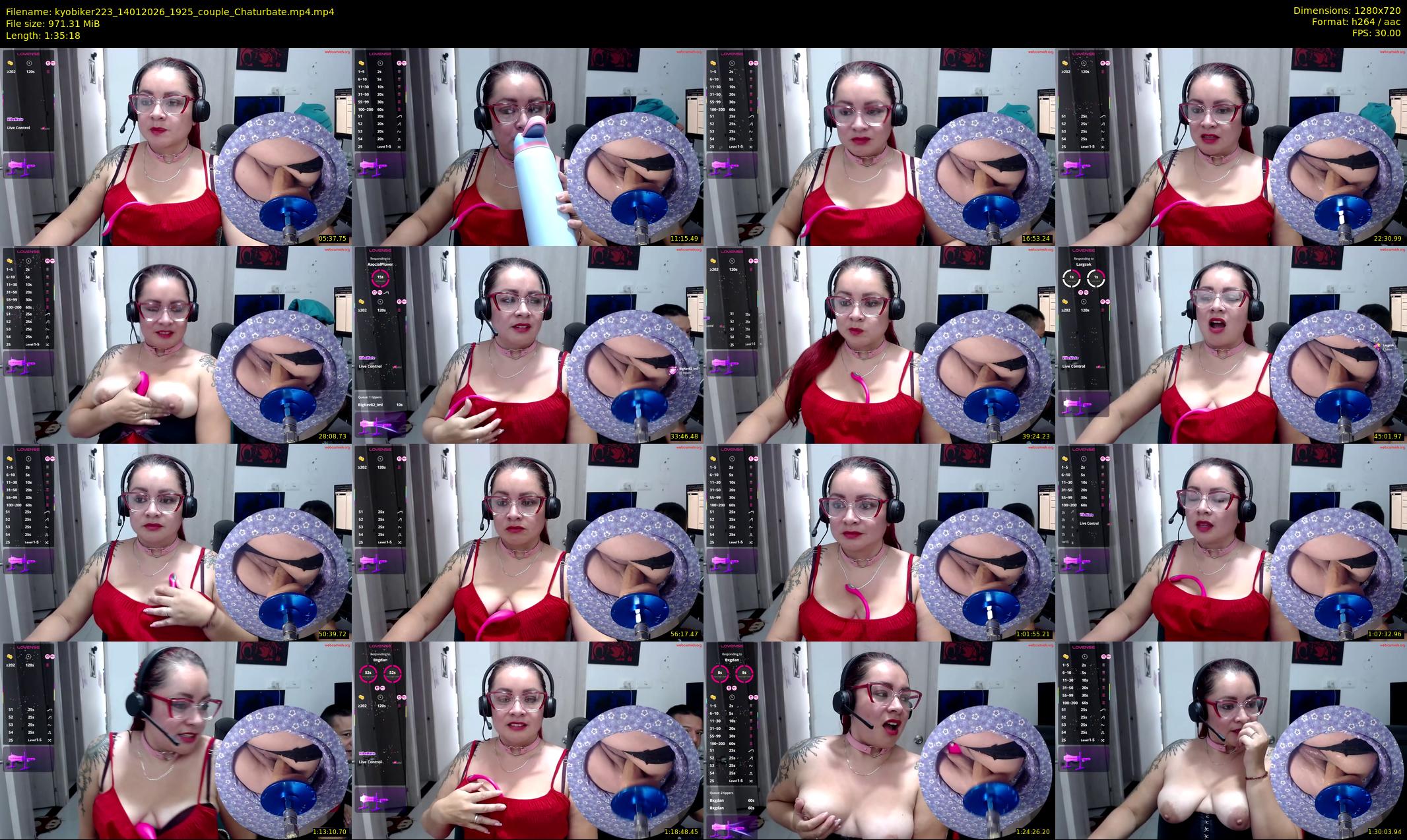 kyobiker223 — 96 minute Chaturbate couple cam show recording, 720p, Jan 14, 2026
