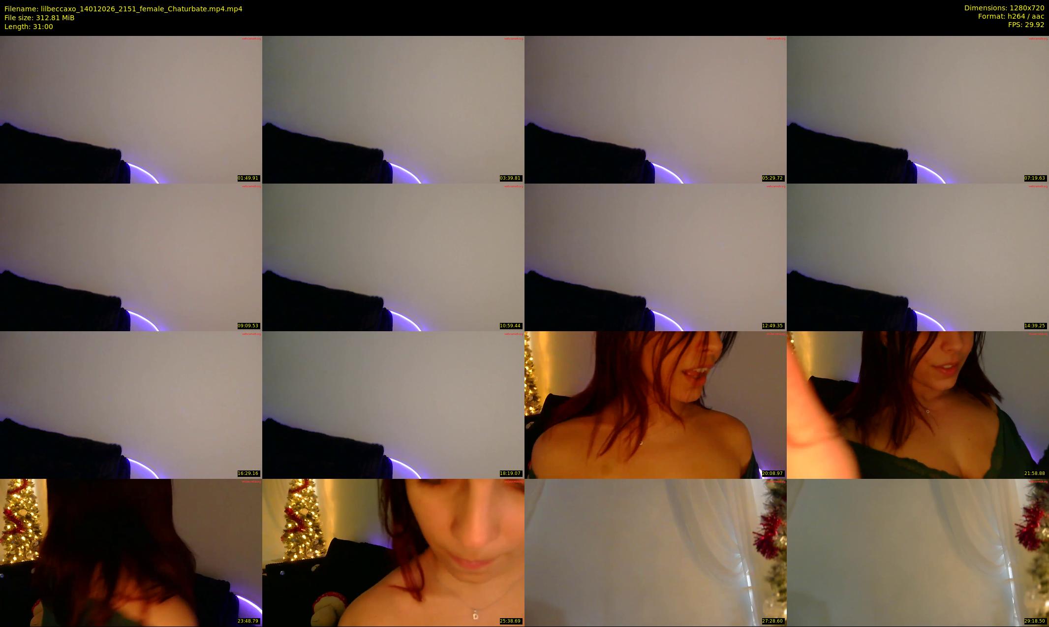 lilbeccaxo — 31 minute Chaturbate female cam show recording, 720p, Jan 14, 2026