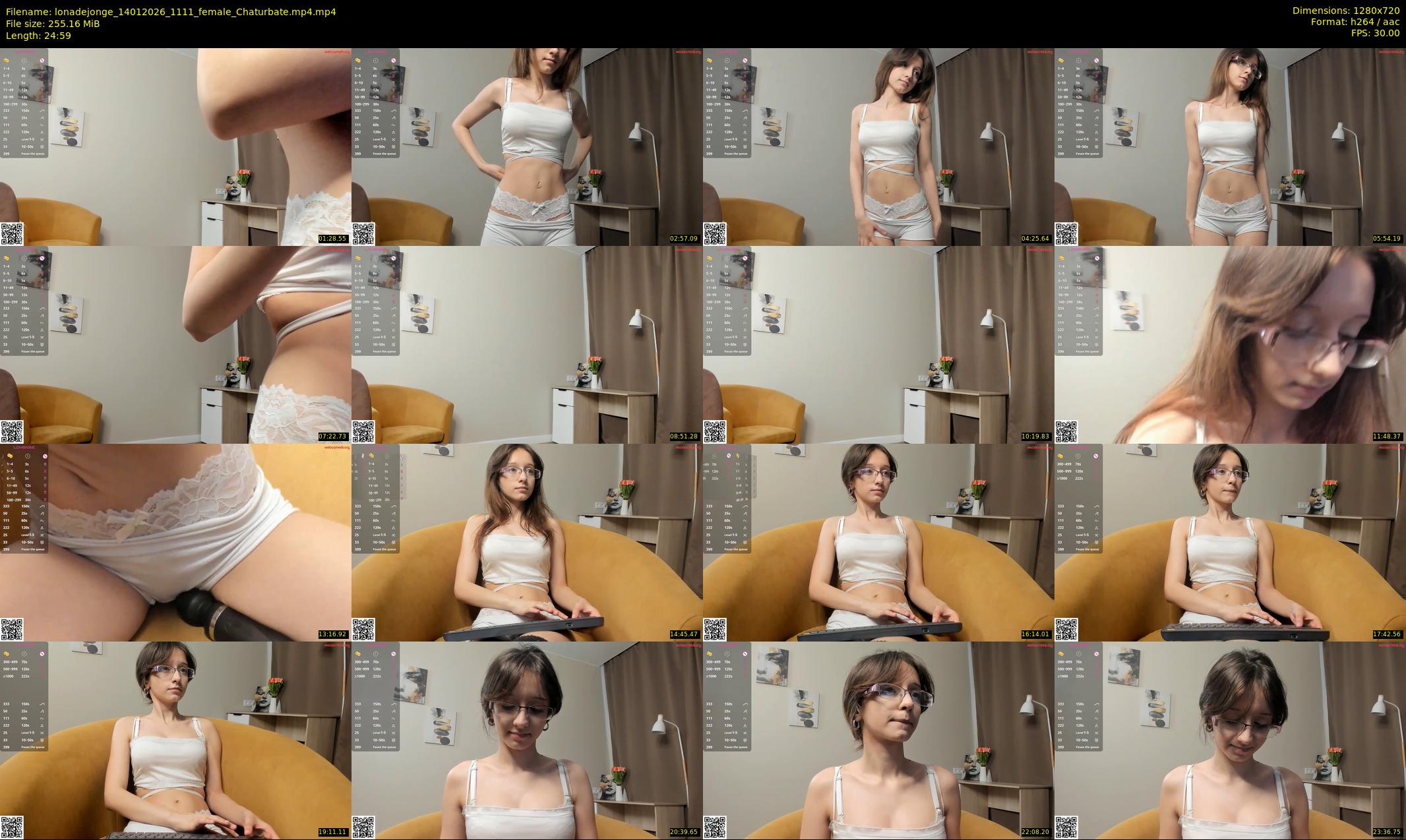 lonadejonge — 25 minute Chaturbate female cam show recording, 720p, Jan 14, 2026