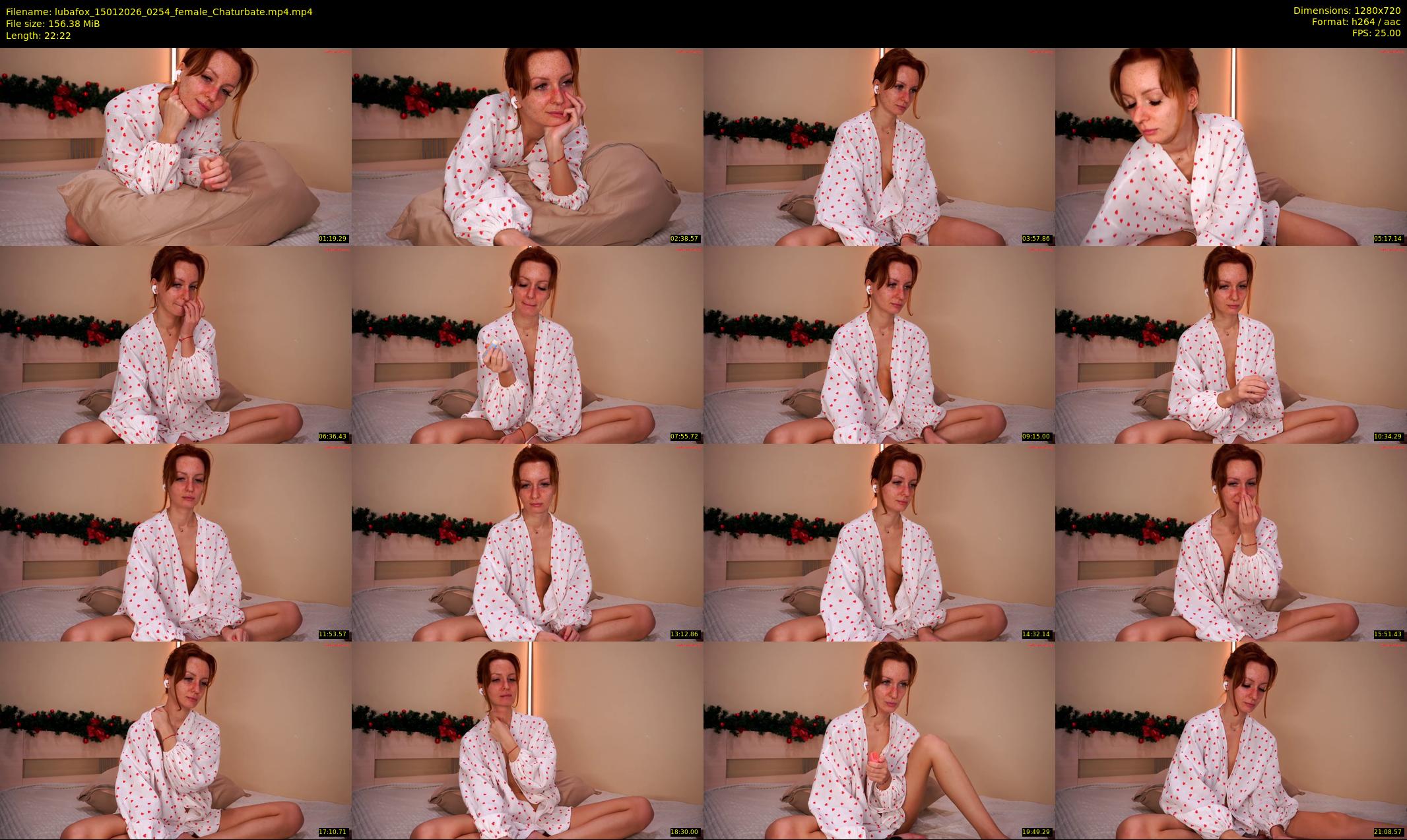 lubafox — 23 minute Chaturbate female cam show recording, 720p, Jan 15, 2026
