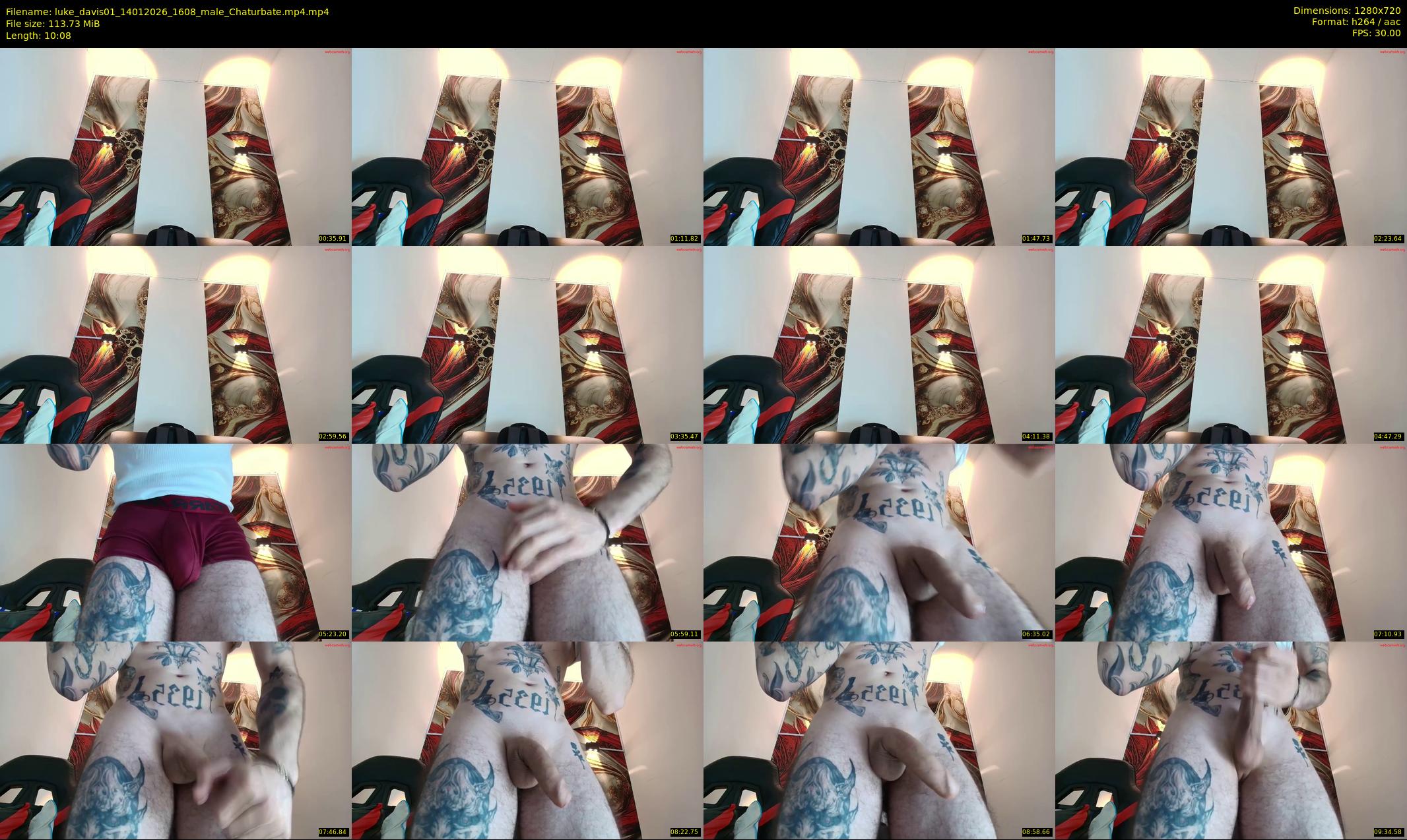 luke_davis01 — 11 minute Chaturbate male cam show recording, 720p, Jan 14, 2026