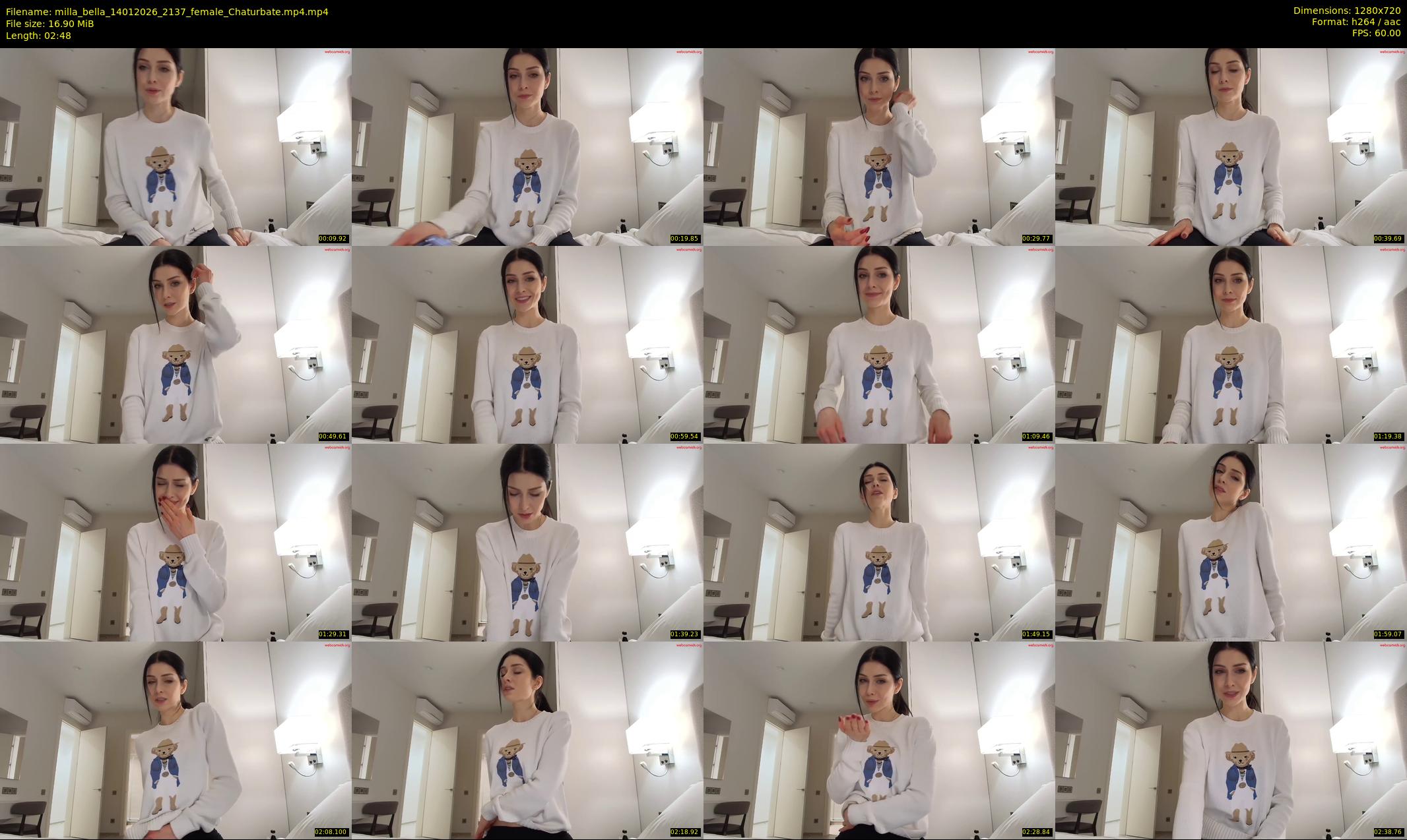 milla_bella — 3 minute Chaturbate female cam show recording, 720p, Jan 14, 2026