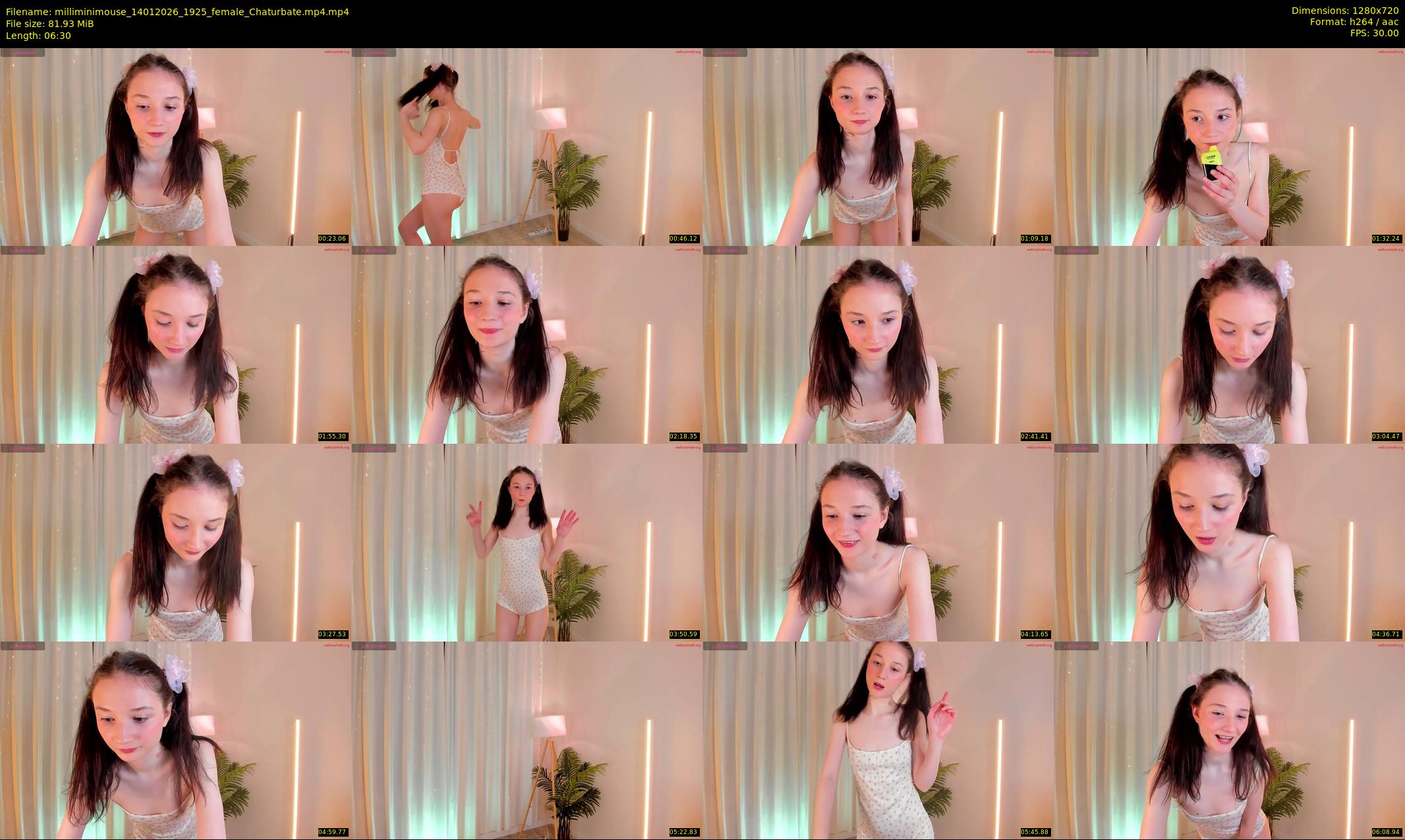 milliminimouse — 7 minute Chaturbate female cam show recording, 720p, Jan 14, 2026