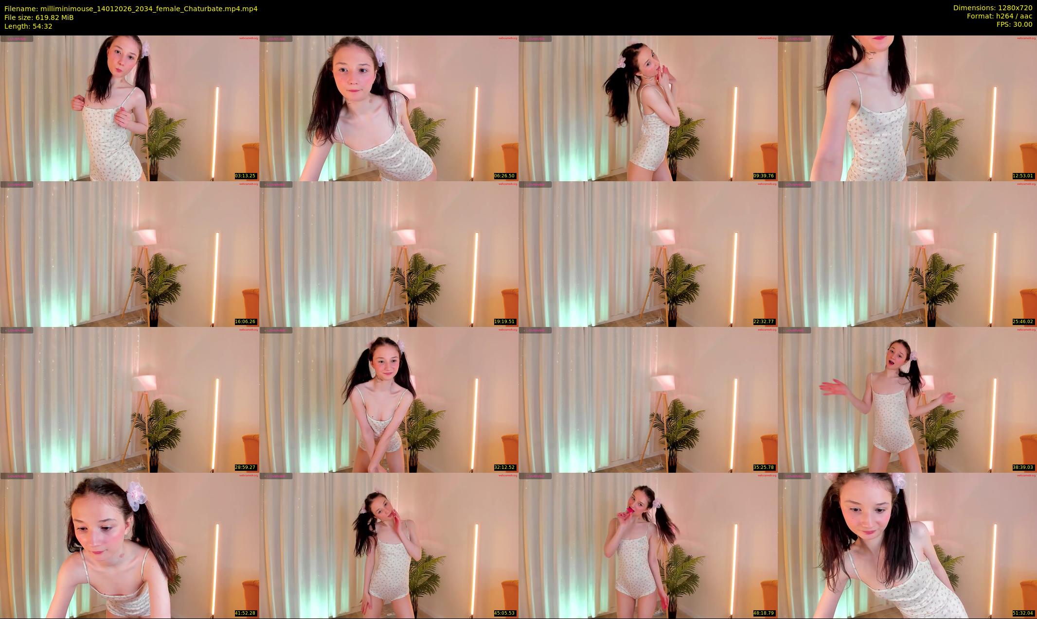 milliminimouse — 55 minute Chaturbate female cam show recording, 720p, Jan 14, 2026