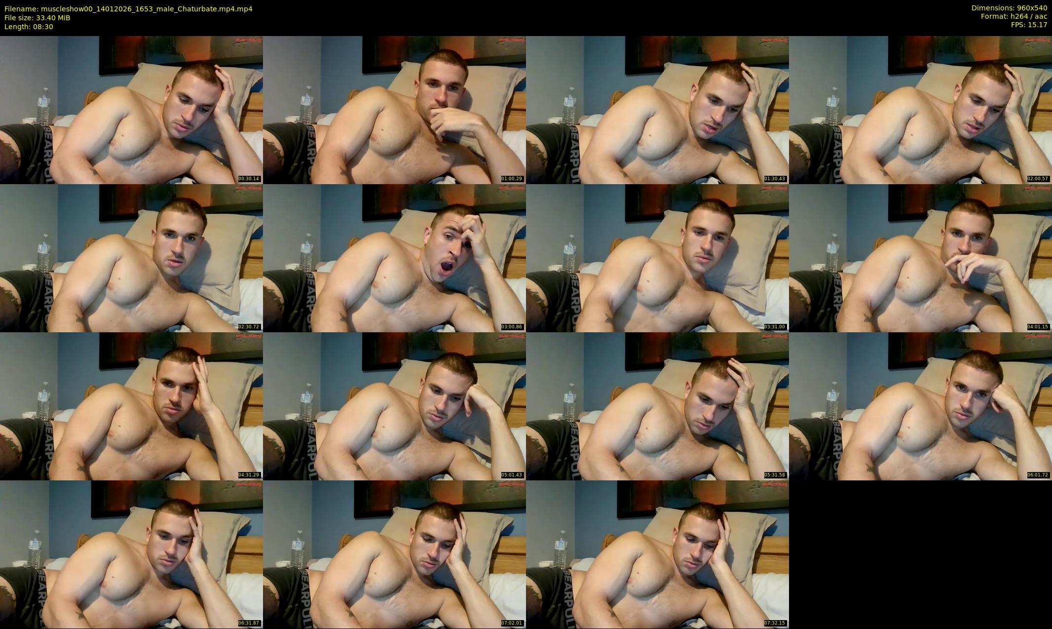 muscleshow00 — 9 minute Chaturbate male cam show recording, 480p, Jan 14, 2026