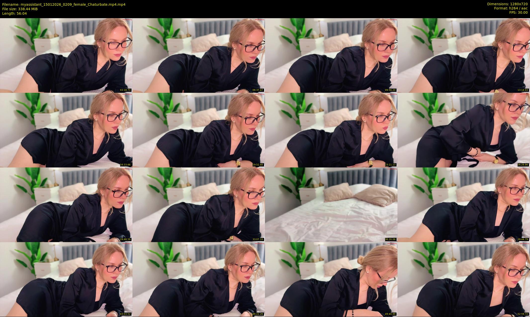myassistant — 57 minute Chaturbate female cam show recording, 720p, Jan 15, 2026