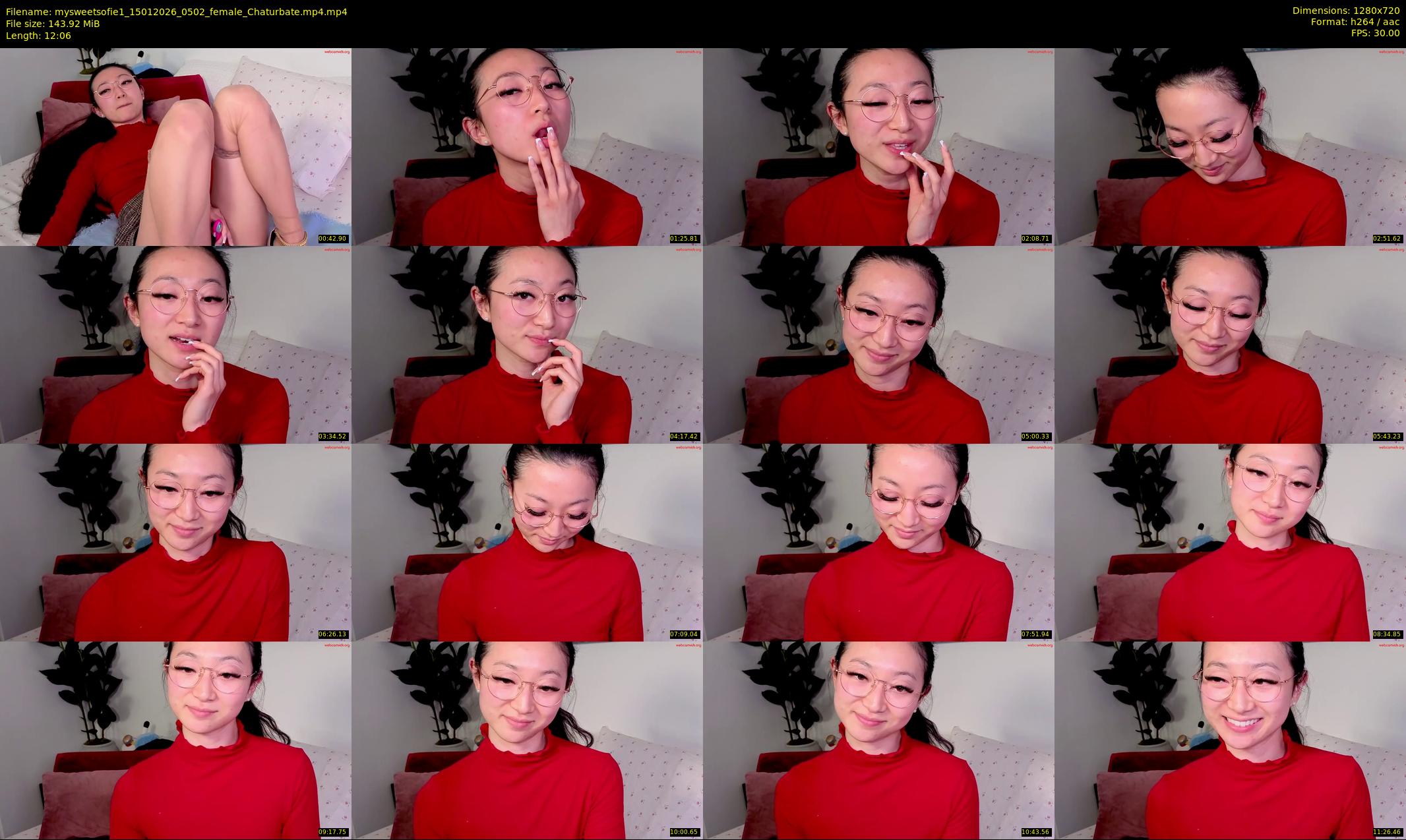 mysweetsofie1 — 13 minute Chaturbate female cam show recording, 720p, Jan 15, 2026