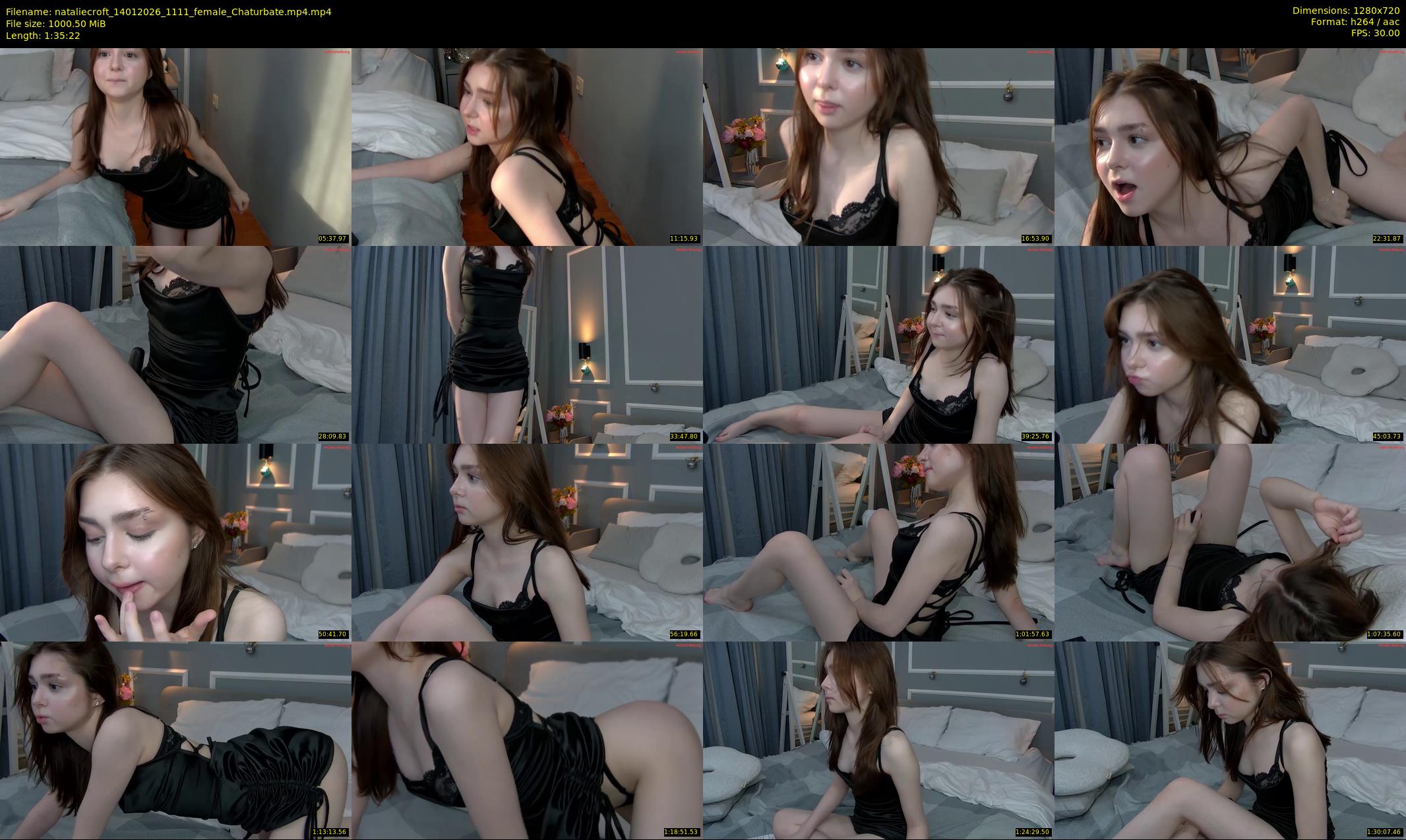 nataliecroft — 96 minute Chaturbate female cam show recording, 720p, Jan 14, 2026