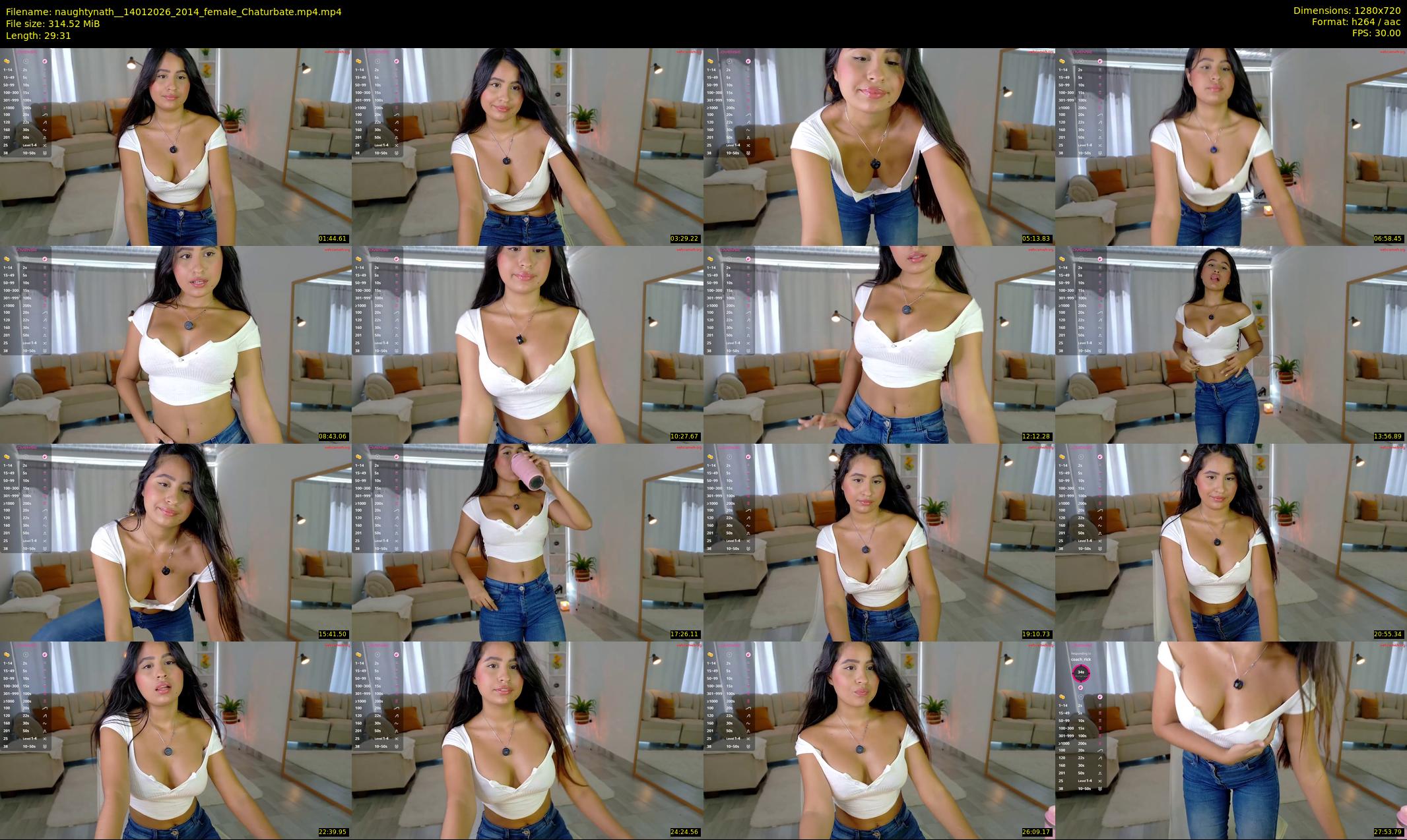 naughtynath_ — 30 minute Chaturbate female cam show recording, 720p, Jan 14, 2026