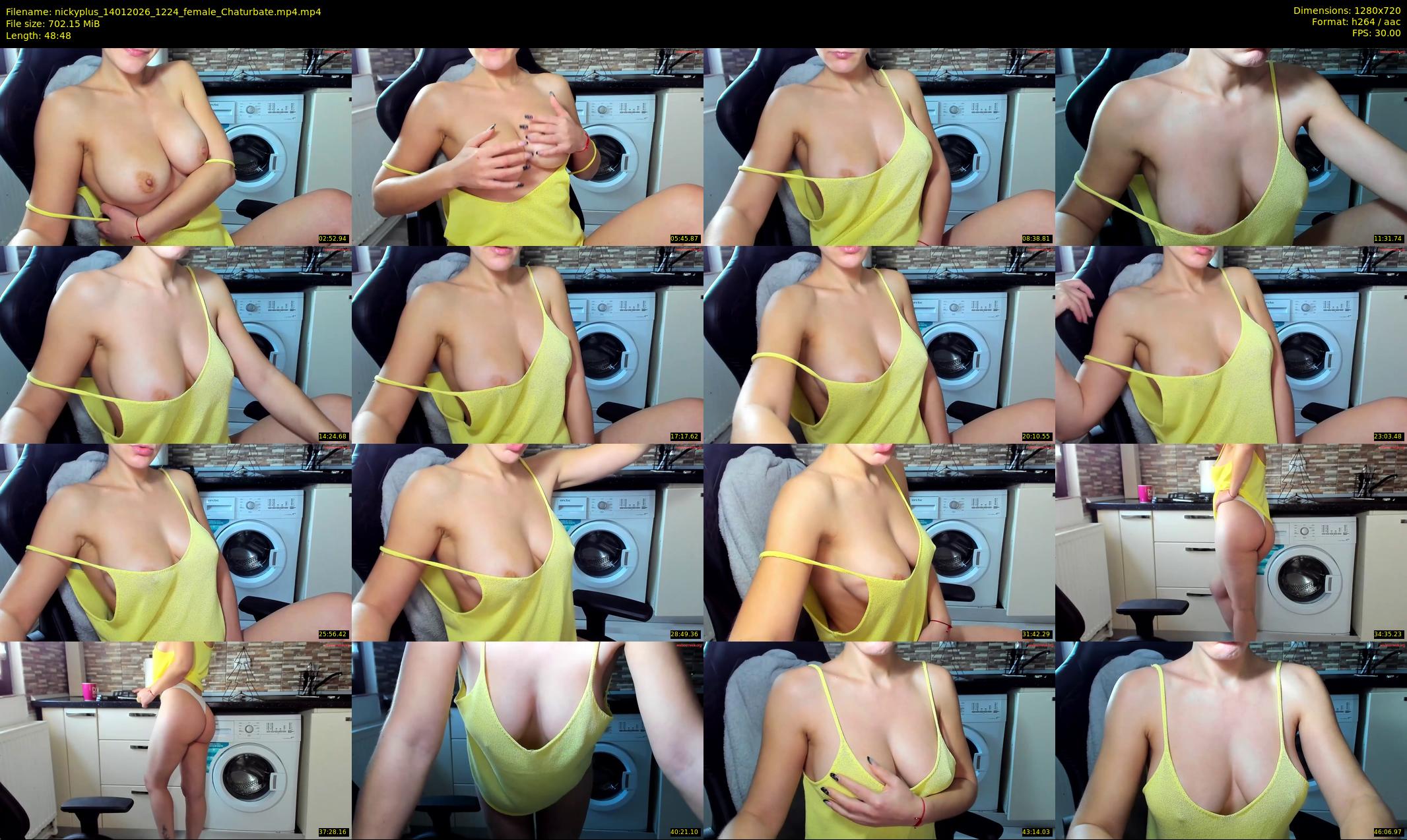 nickyplus — 49 minute Chaturbate couple cam show recording, 720p, Jan 14, 2026