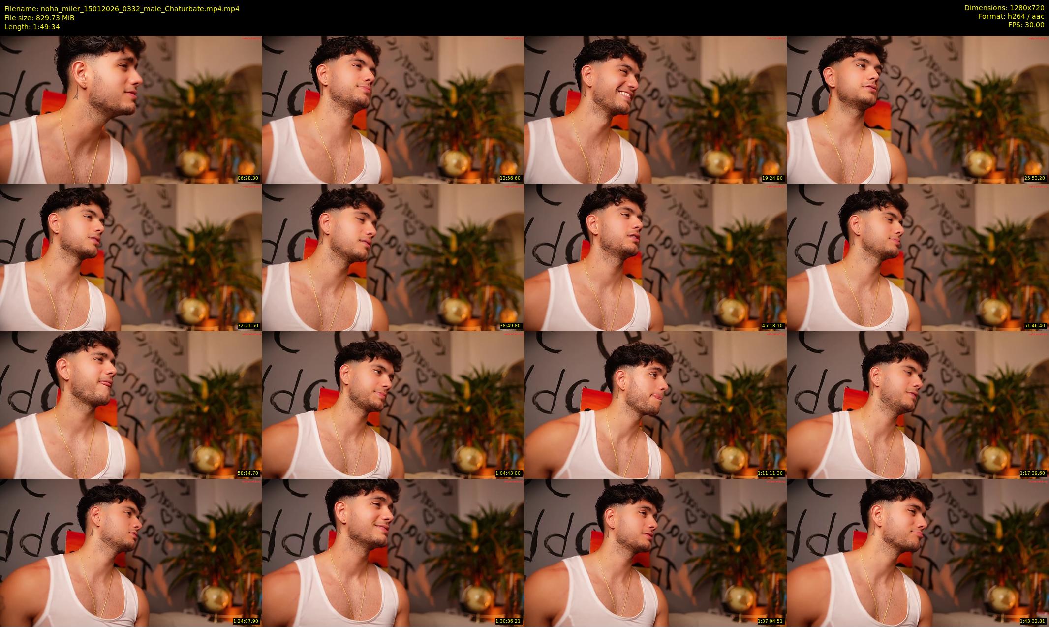noha_miler — 110 minute Chaturbate male cam show recording, 720p, Jan 15, 2026
