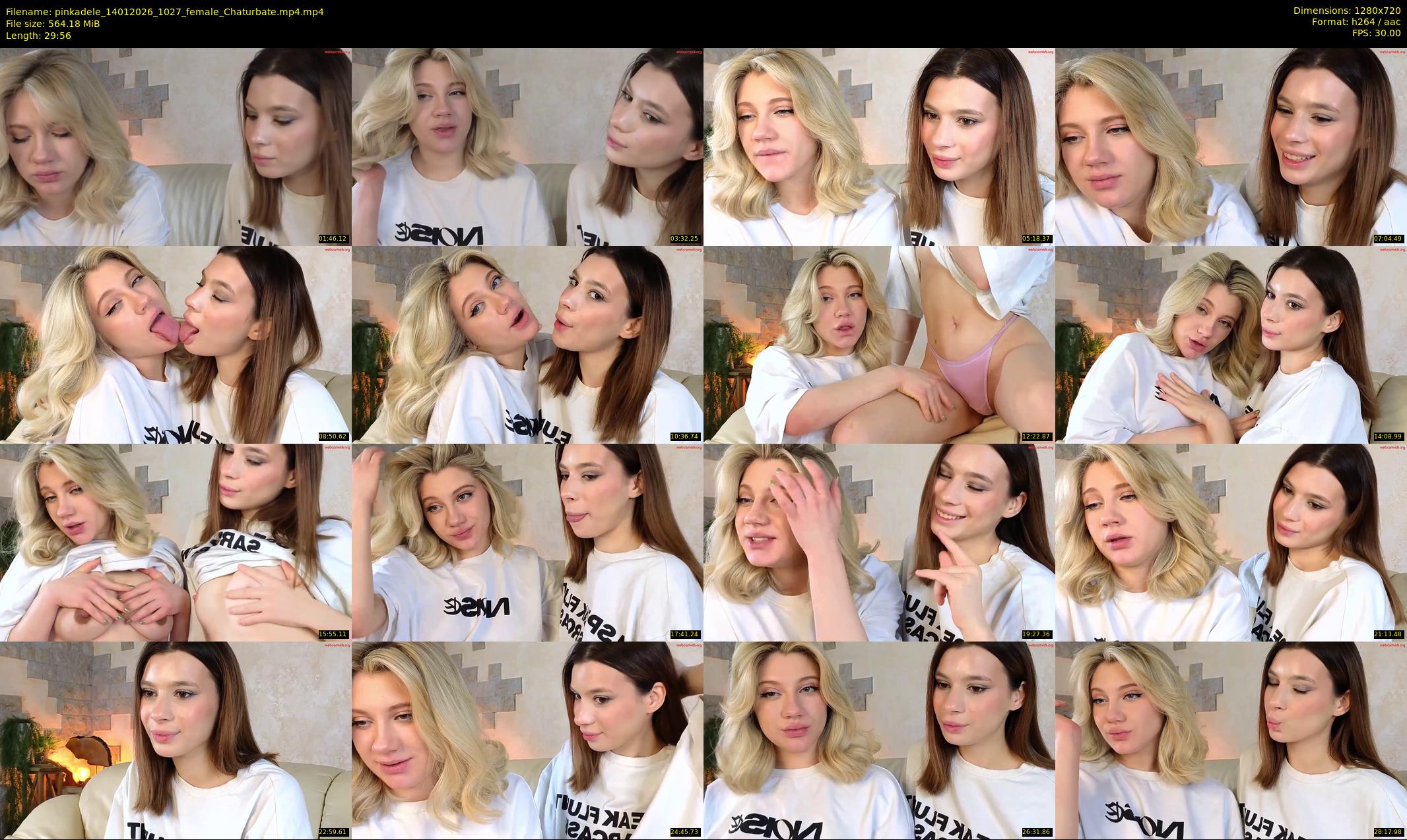 pinkadele — 30 minute Chaturbate female cam show recording, 720p, Jan 14, 2026