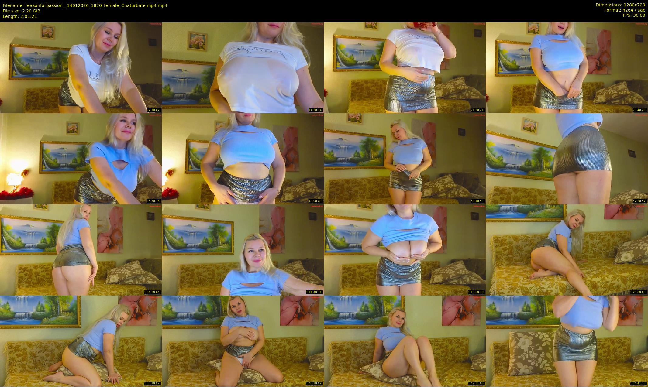 reasonforpassion_ — 122 minute Chaturbate female cam show recording, 720p, Jan 14, 2026